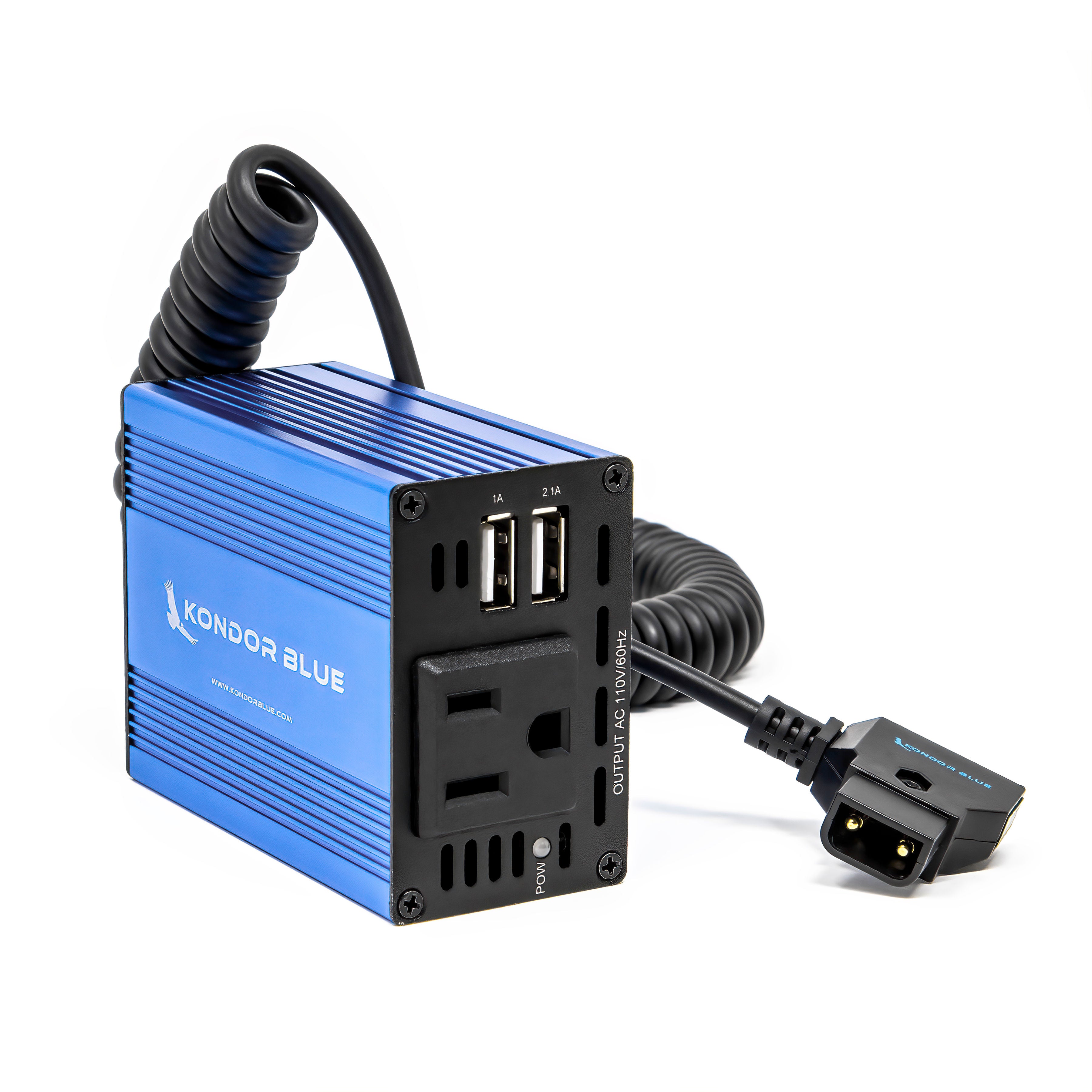 Kondor Blue SPARK 150 D TAP to AC Power Supply Adapter - Wall Plug for Cameras, Lights & Audio Equipment - Perfect for Studio, Film Sets & On-Location Shooting