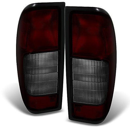 AKKON Dark Red LED Tail Lights Brake Lamps Replacement for Frontier Pickup Truck - Left Driver & Right Passenger Side | Durable & Stylish Upgrade for Off-Road & Night Driving