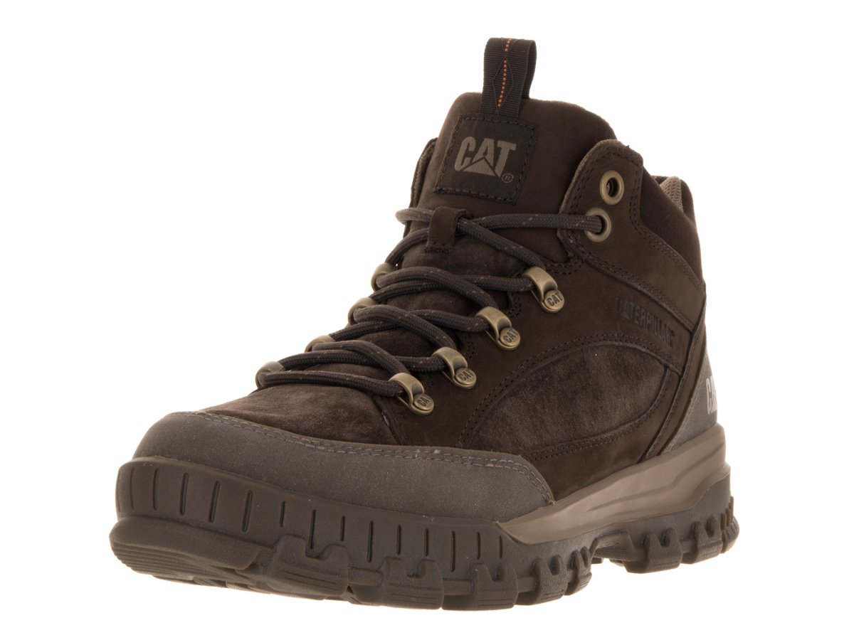 Caterpillar Men's Evolve Mid Leather Casual Boots - Durable Work & Outdoor Boots for Hiking, Walking & Everyday Wear