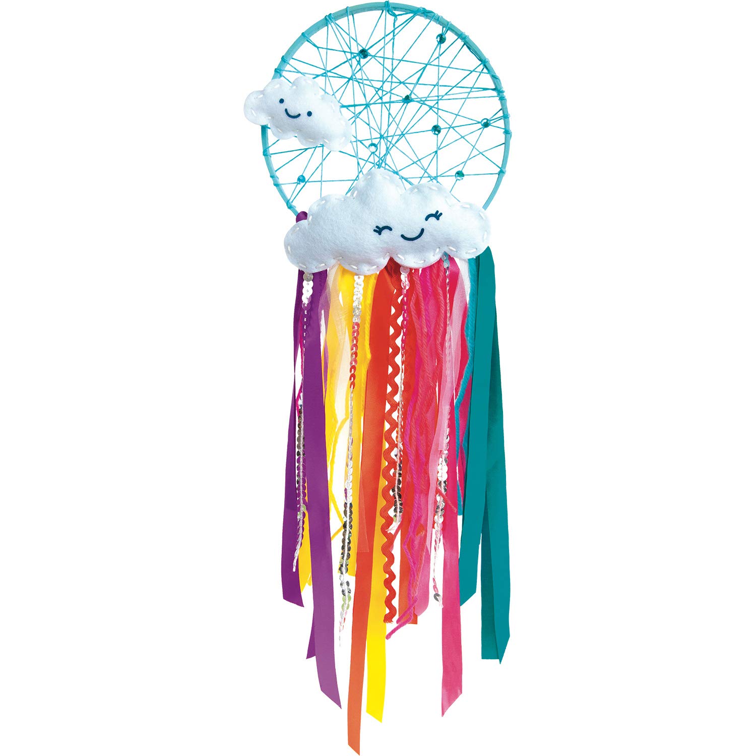 Dimensions Simplicity Maker Bee Rainbow DIY Dream Catcher Craft Kit - 24 Piece Set for Kids & Adults, Home Decor, Wall Hanging, Gift Making & Creative Projects