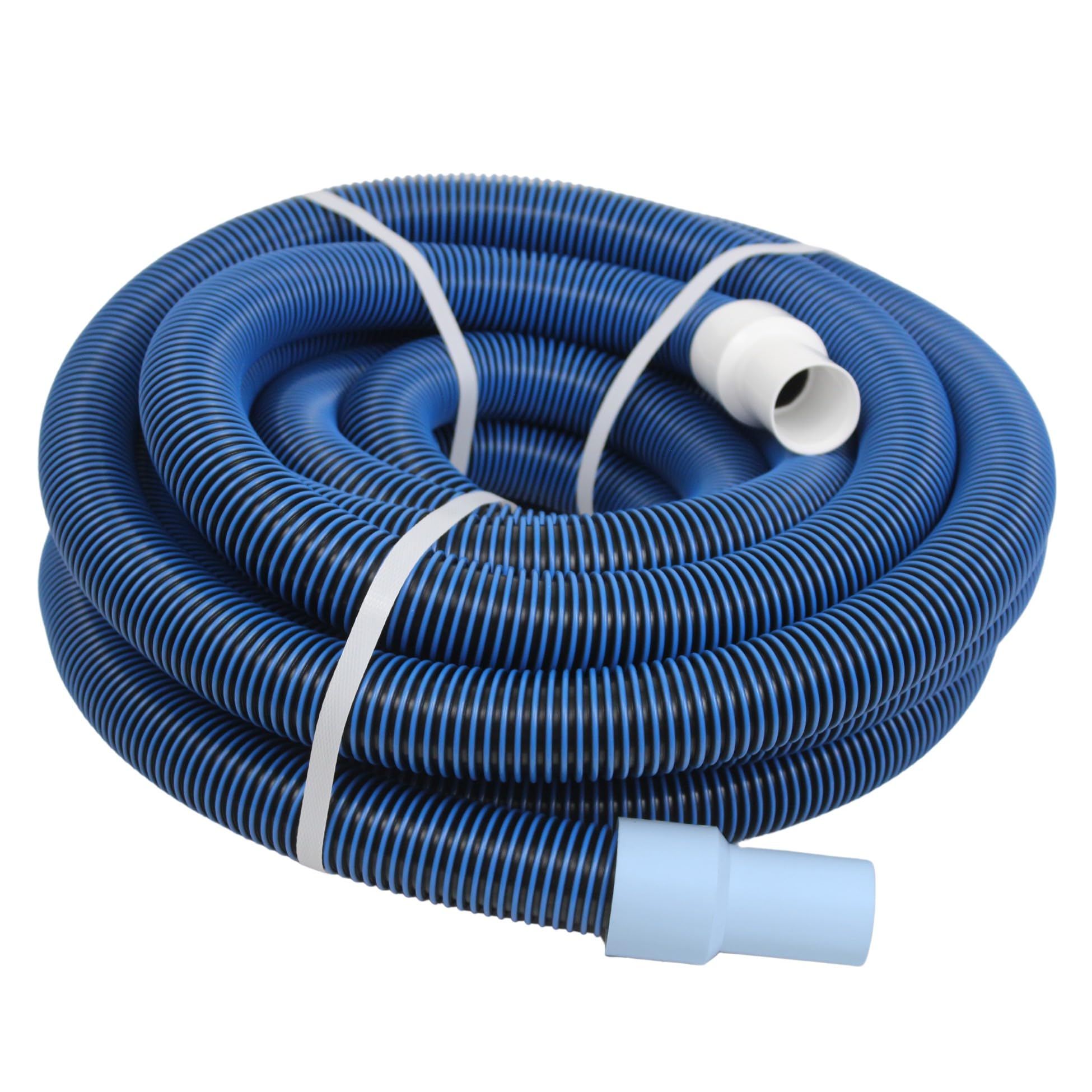Wessel-Werk 1 1/4 Inch by 36 Foot Heavy-Duty Pool Vacuum Hose with Kink-Free Swivel Cuff - Flexible Swimming Pool Cleaner Hose for Inground & Above Ground Pools - Made in USA - Perfect for Pool Maintenance & Cleaning