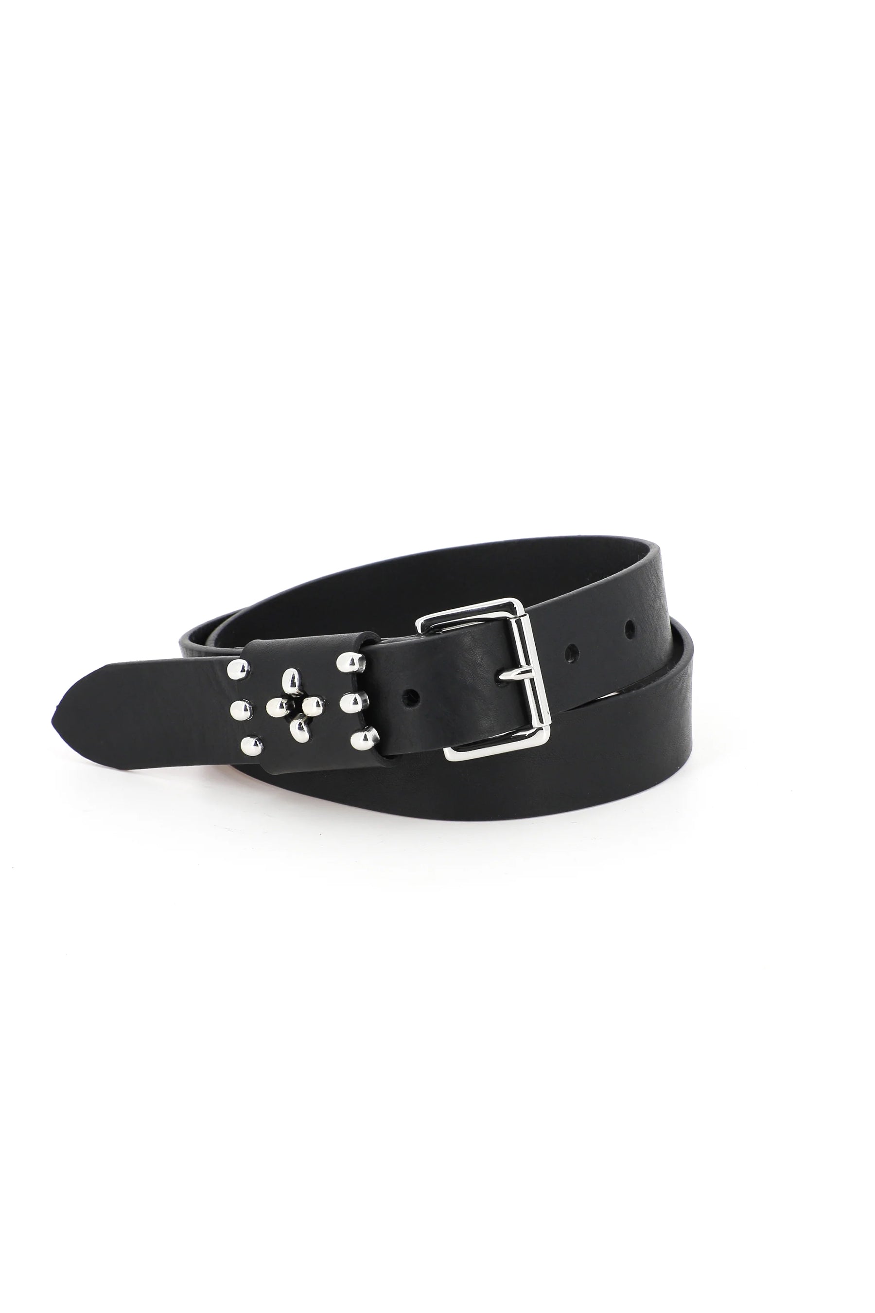Herbert Frere Soeur Turenne Belt - Black Leather Waist Belt for Women | Stylish Accessory for Casual & Formal Outfits