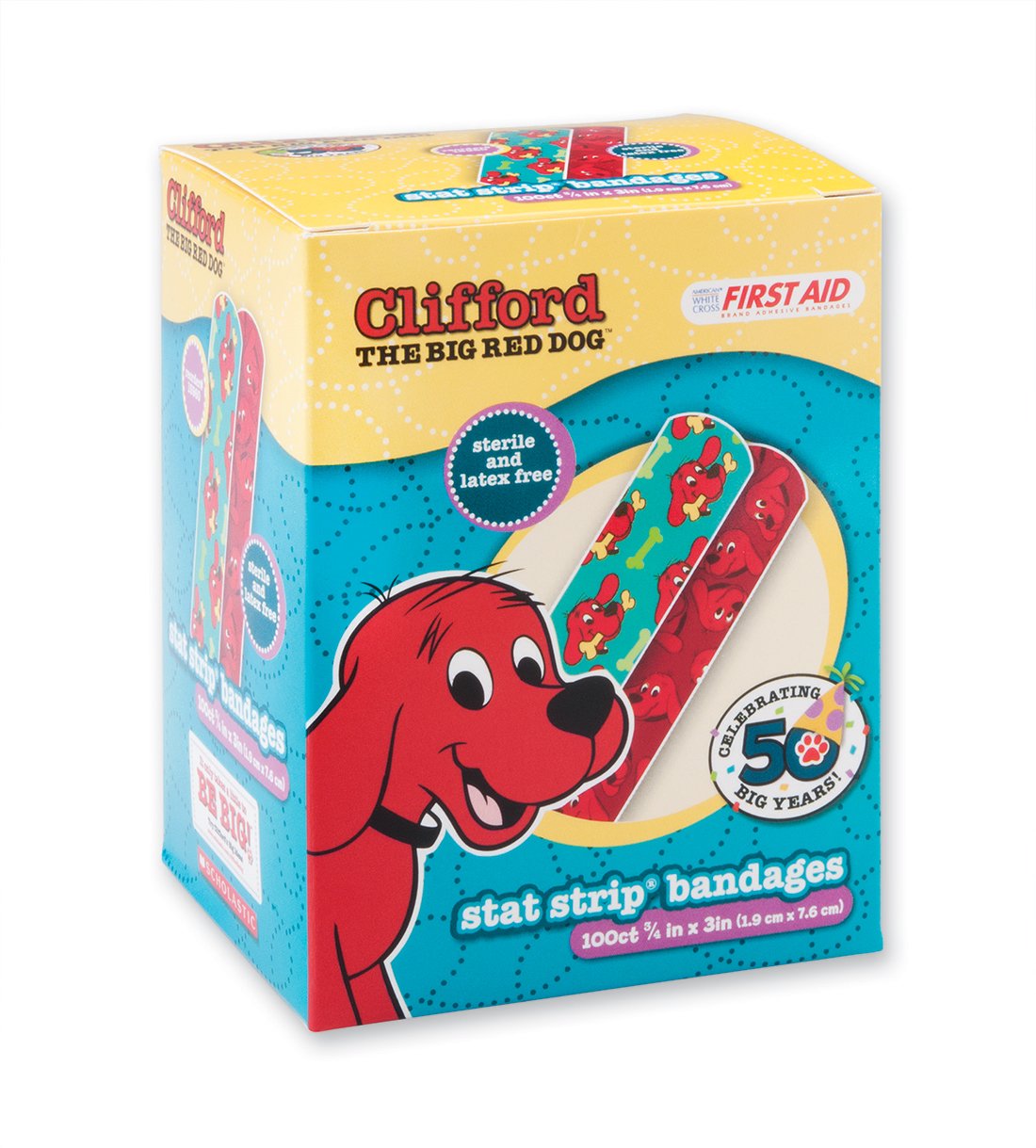 Clifford Bandages - 1200 Count First Aid Kit Supplies for Wound Care, Cuts & Scrapes - Ideal for Home, Office, School & Emergency Preparedness
