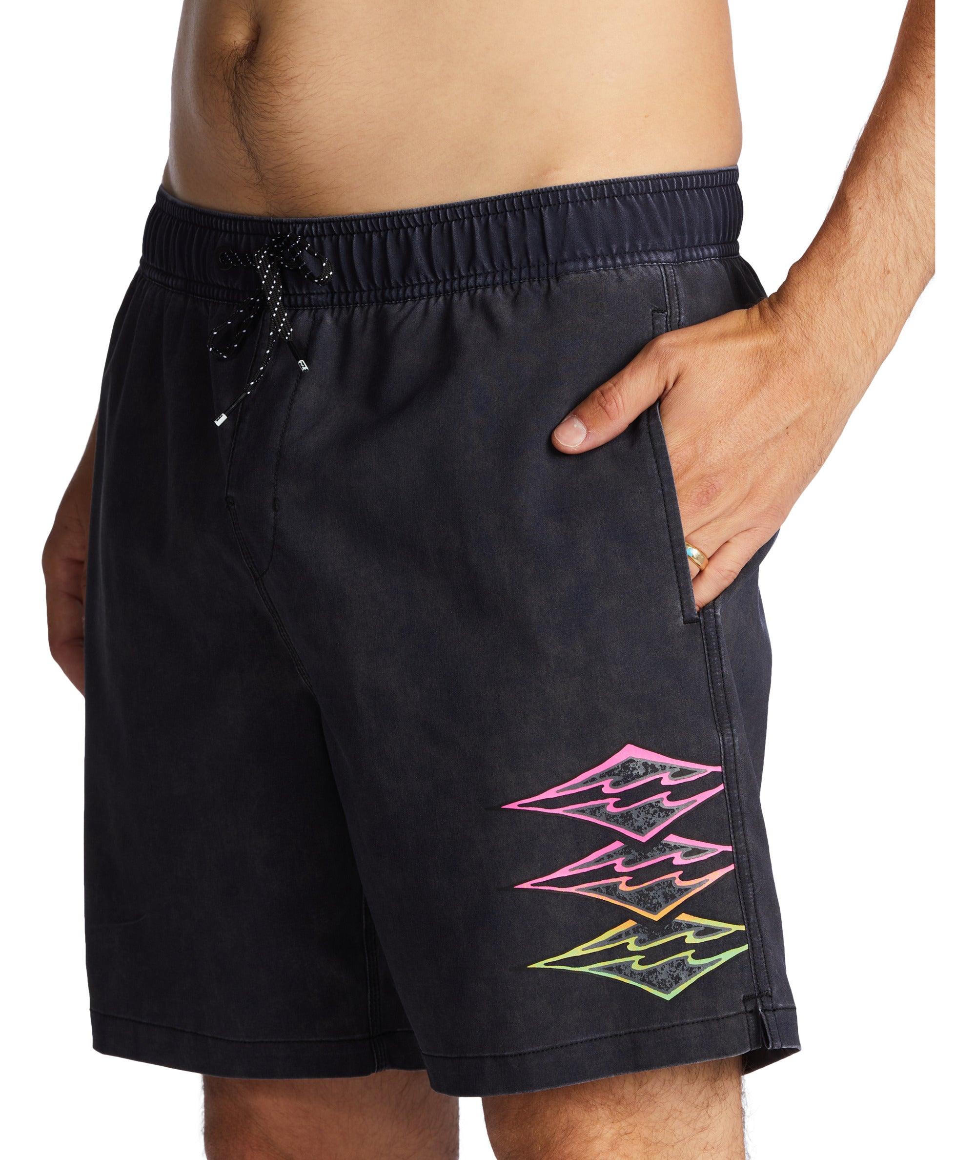Men's Billabong Riot Layback Swim Trunks - Quick-Dry Beach Shorts for Surfing, Swimming & Summer Vacations