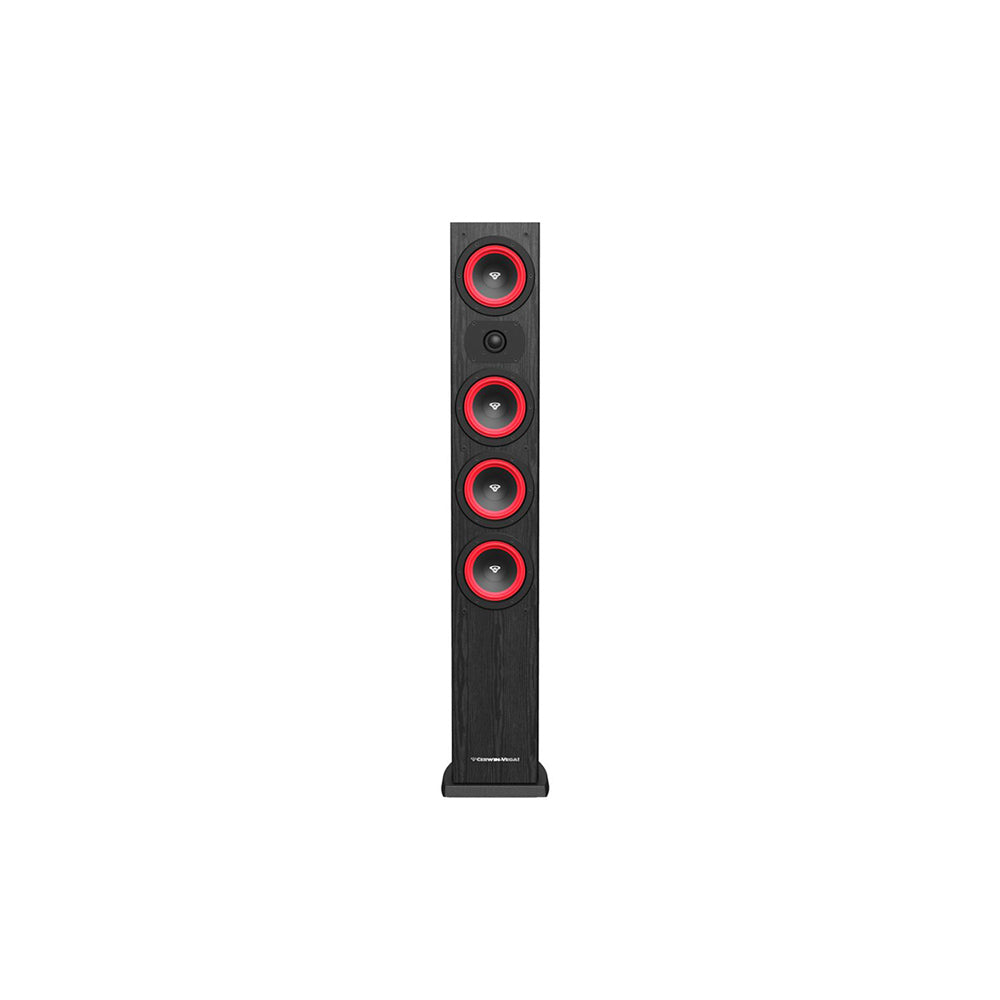 Cerwin Vega LA44B 4-Inch 3-Way Tower Speaker - High Performance Home Audio System for Movies, Music & Gaming (Black)