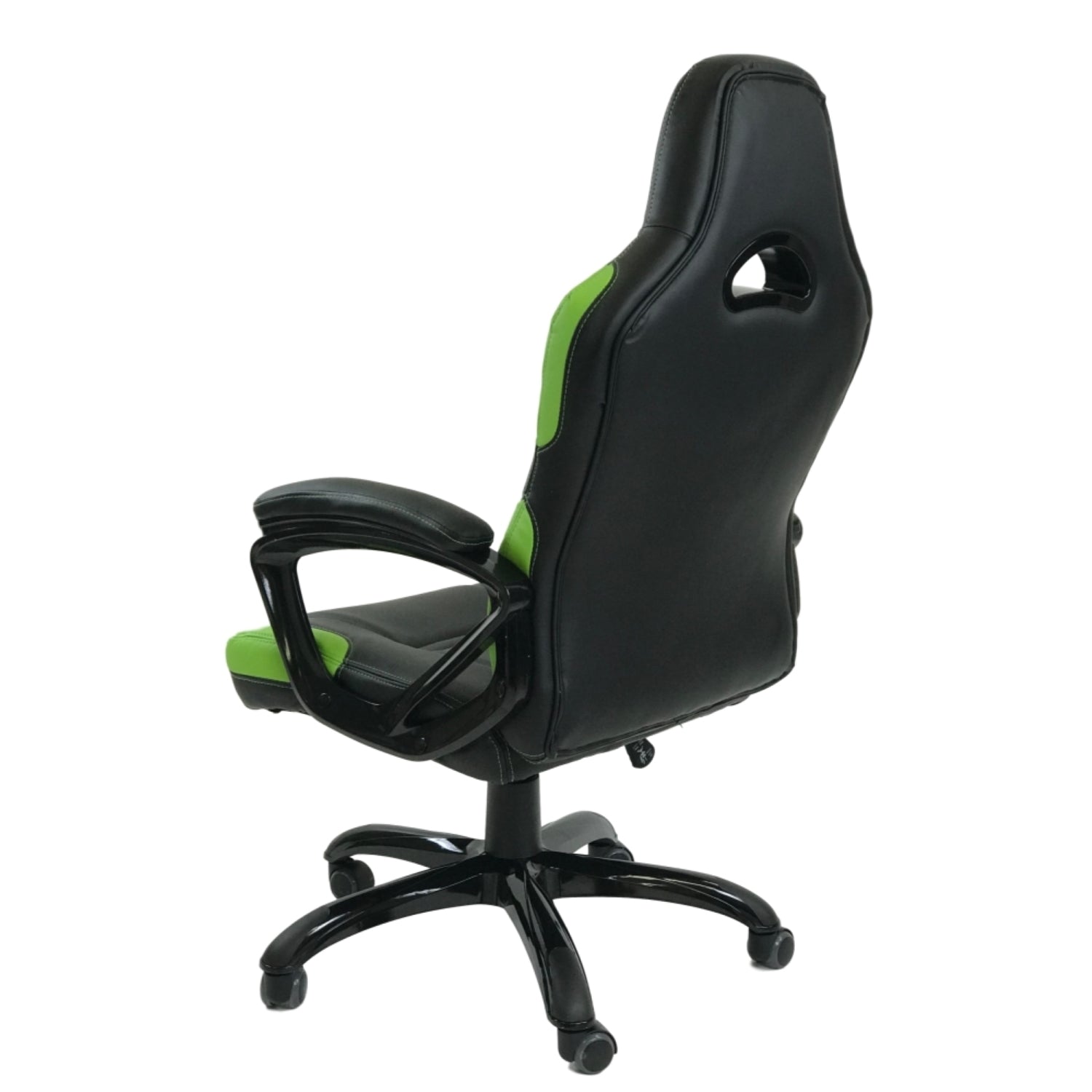 HAWK SERIES 8701 Ergonomic Gaming Chair with Lumbar Support - Black & Green for PC, Console, and Office Use - Perfect for Gamers, Streamers, and Remote Workers