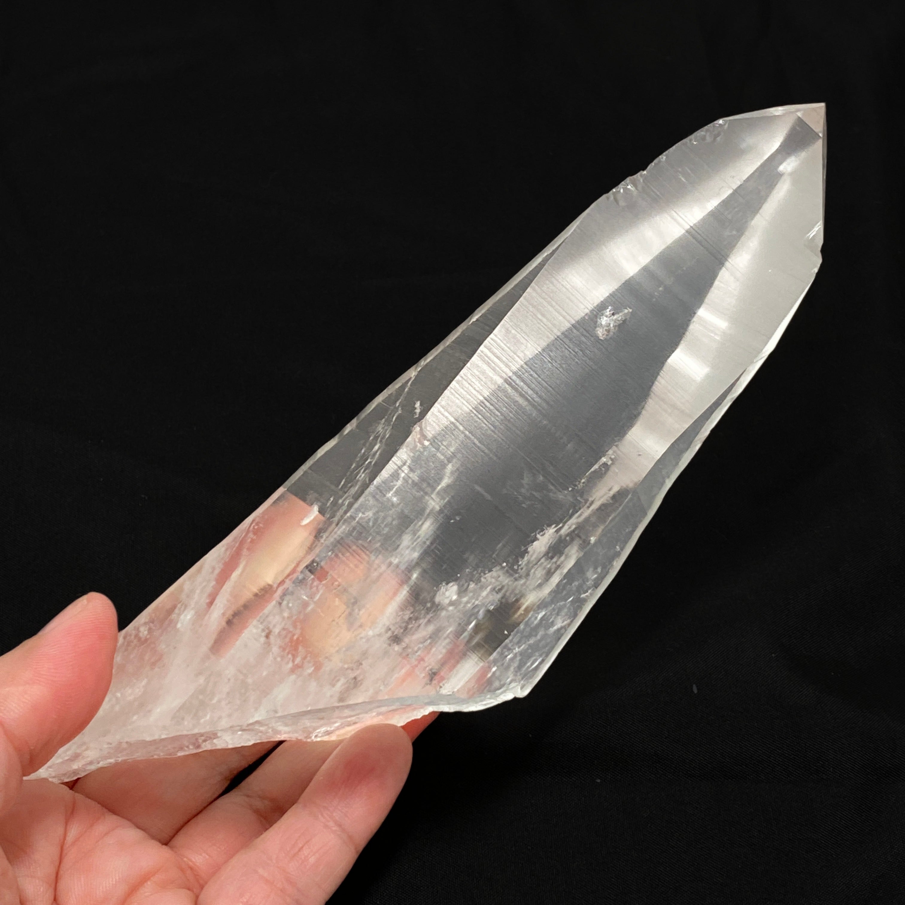 Lemurian Seed Crystal 205x55mm 581g Natural Healing Stone for Meditation, Energy Work & Spiritual Growth - Perfect for Reiki, Chakra Balancing & Home Decor