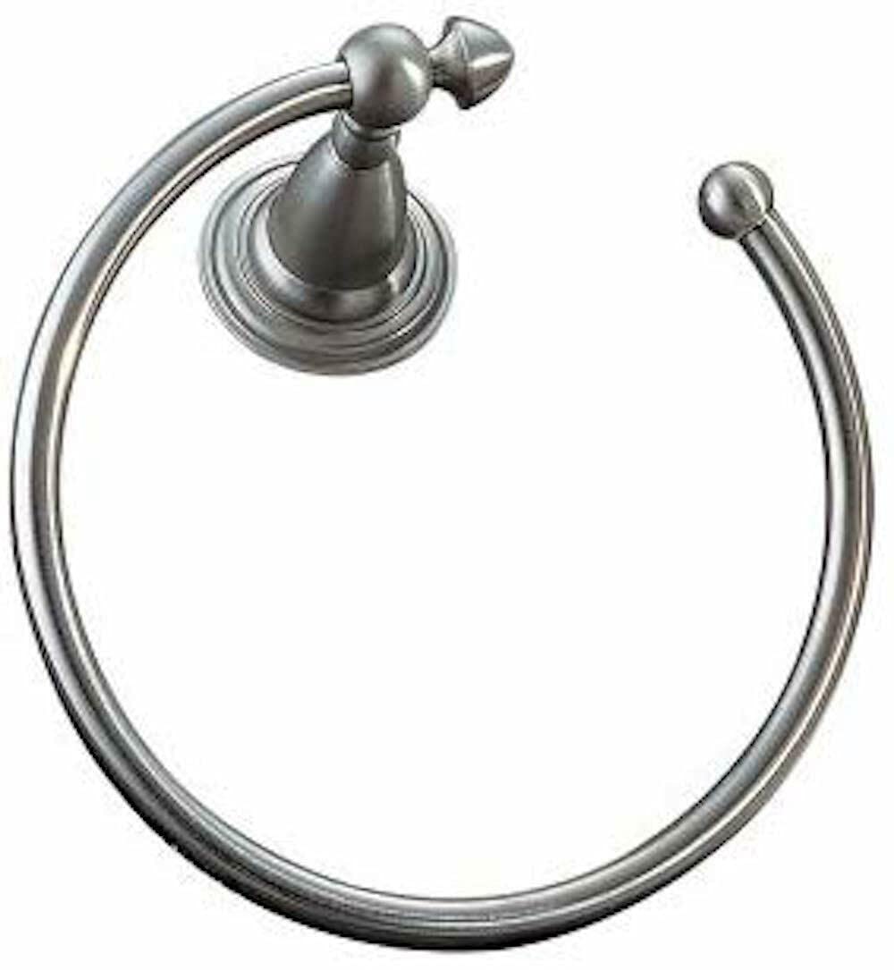 Stainless Steel Bathroom Towel Ring Holder - Wall Mounted Hand Towel Rack for Bathroom Decor & Organization | Perfect for Small Spaces, Powder Rooms & Guest Bathrooms