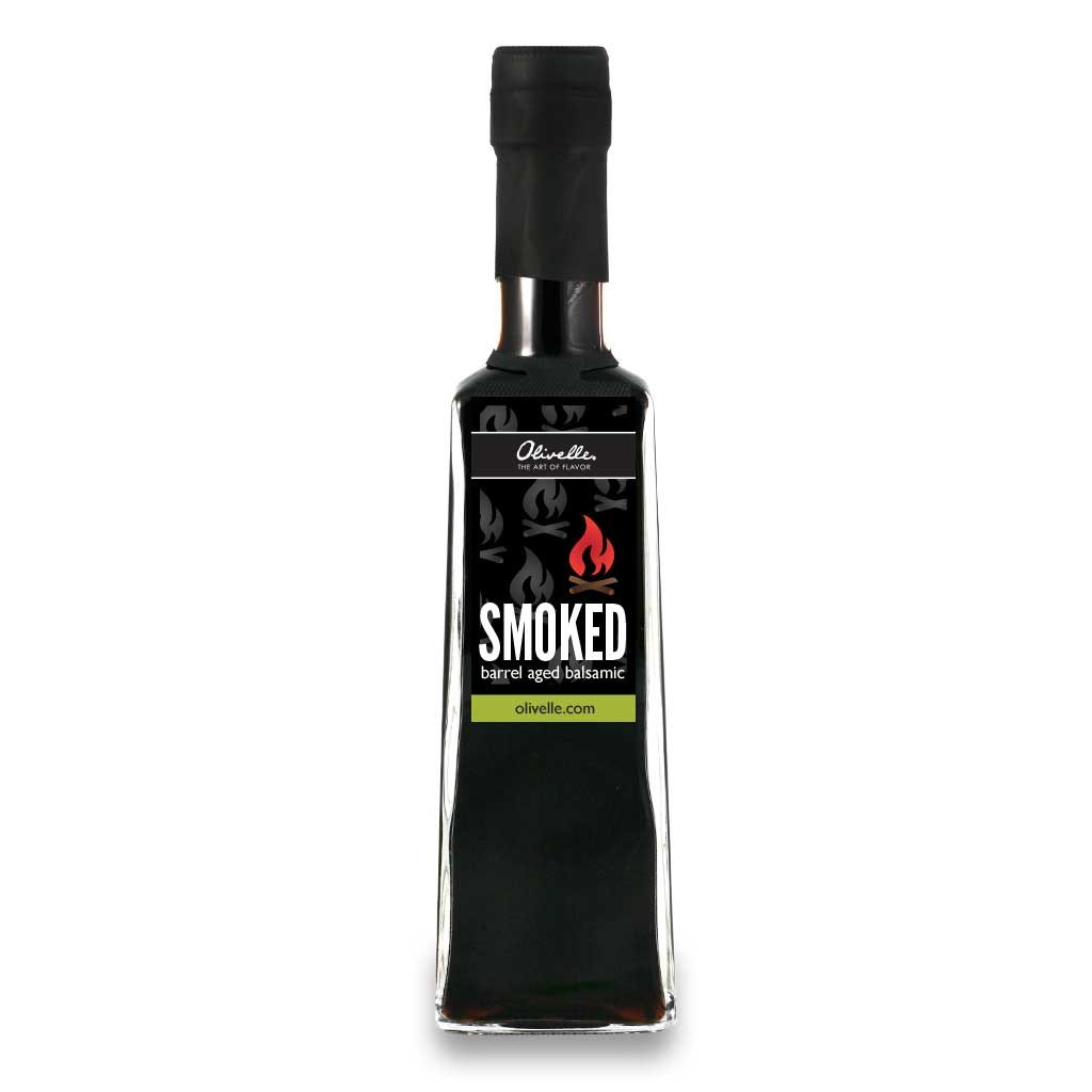 Premium Smoked Barrel Aged Balsamic Vinegar - Artisanal Italian Condiment for Salads, Grilled Meats & Gourmet Cooking