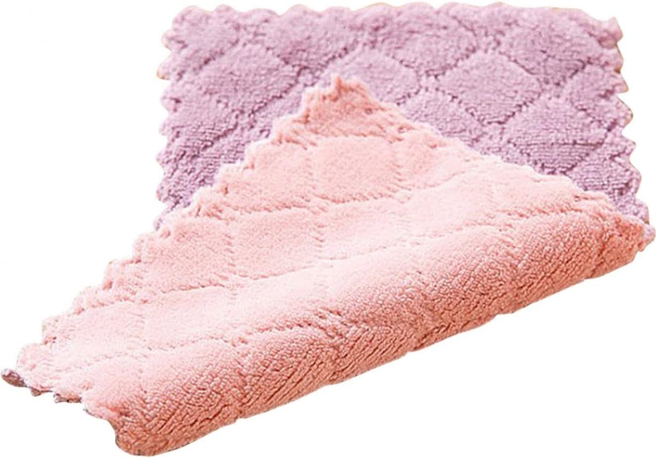 18-Piece Super Absorbent Coral Velvet Dish Towels Set - Nonstick, Washable & Fast Drying Kitchen Cloths for Dishes, Countertops, Bathroom & Car Cleaning (Multipurpose Home & Auto Use)