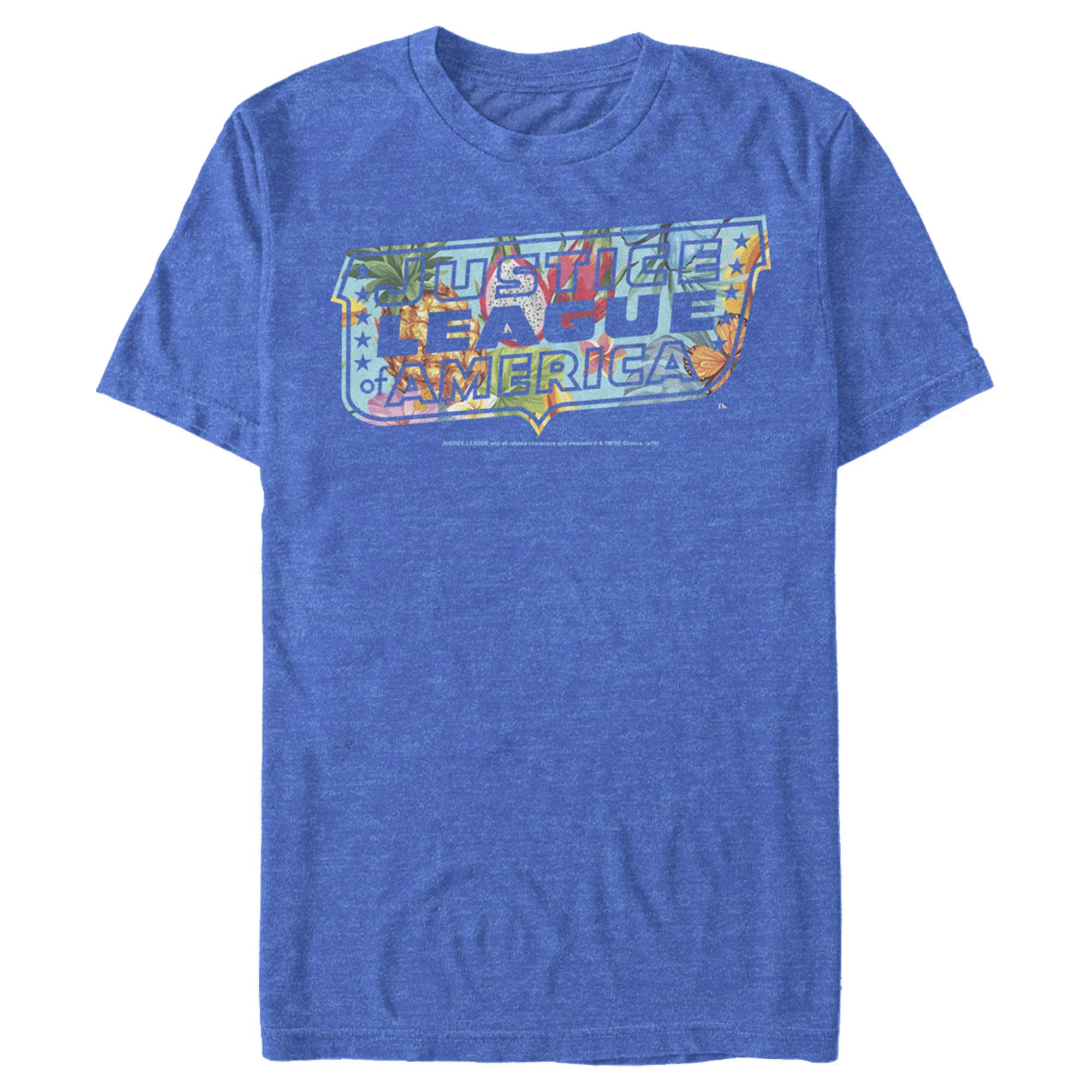 Justice League Dragon Fruit Logo Graphic T-Shirt for Men - Superhero Casual Wear for Fans & Collectors