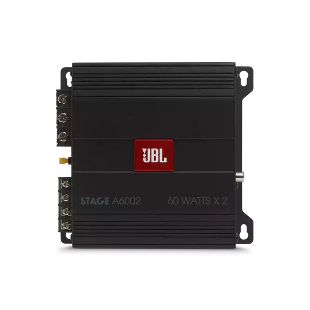 JBL Stage A6002AM 2-Channel Full Range Amplifier 100W - High Power Car Audio Amp for Enhanced Sound in Vehicles & Home Stereo Systems