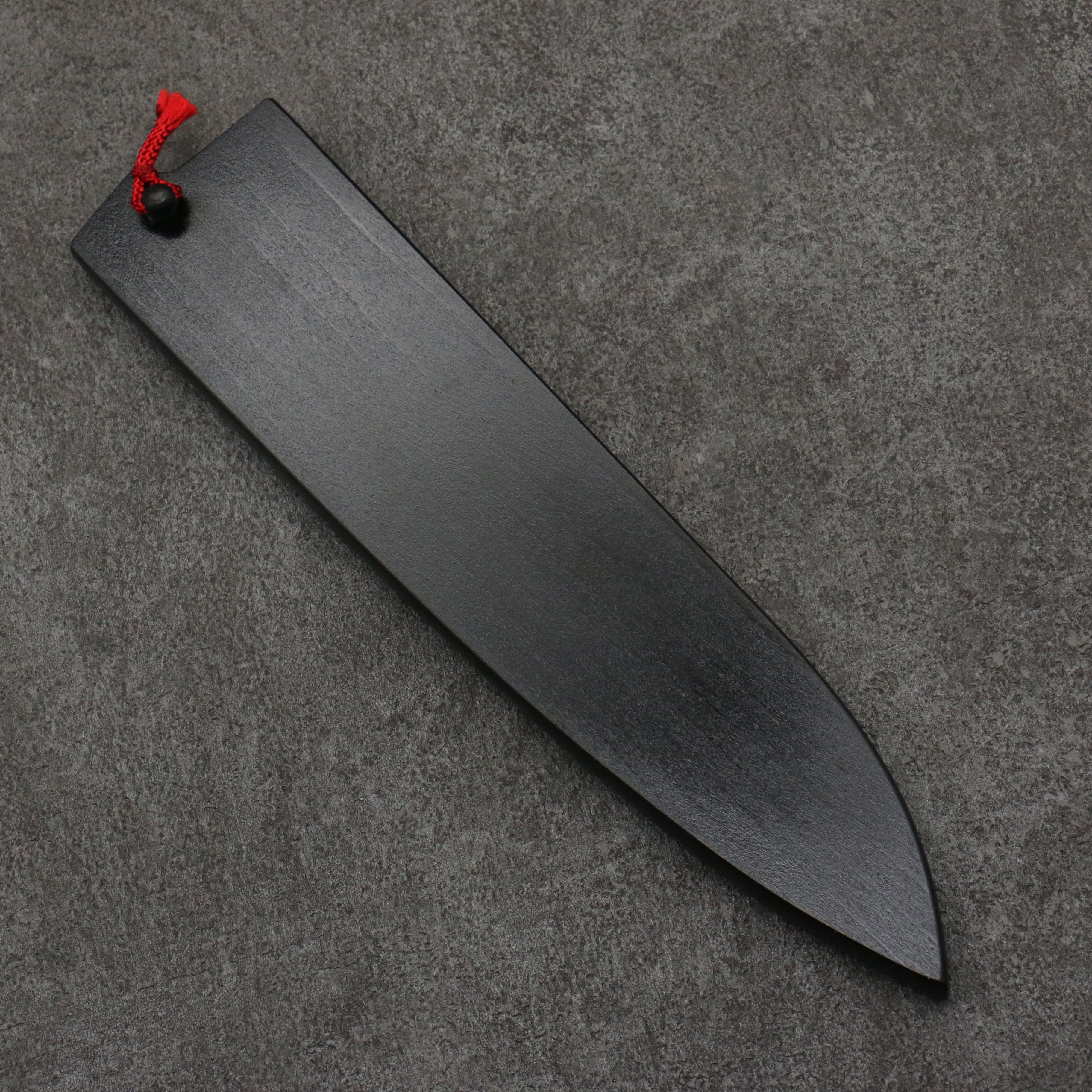Premium Magnolia Wood Sheath for 240mm Gyuto Chef Knife - Handcrafted Black Lacquered Blade Protector | Perfect for Professional Kitchens & Home Cooking