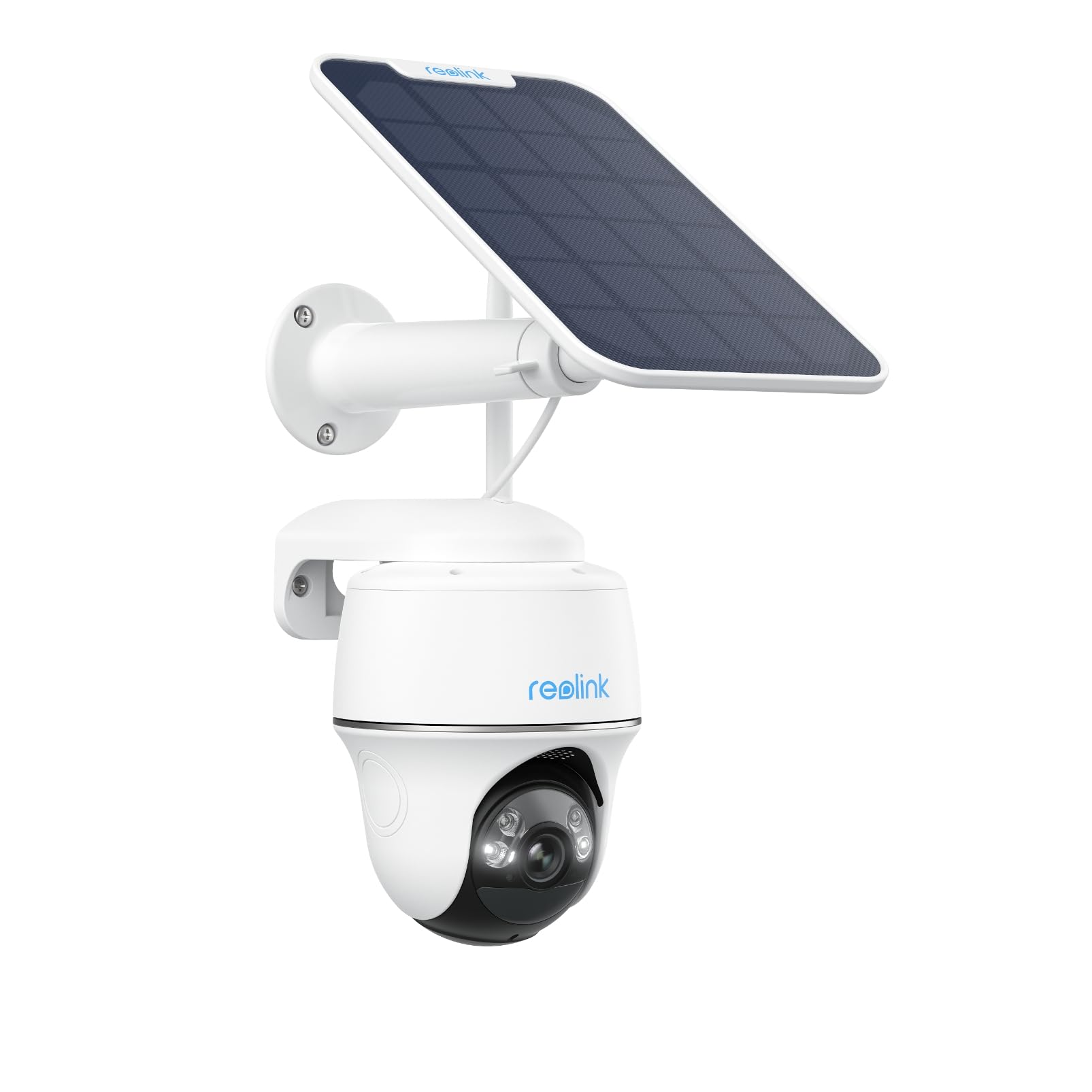 Reolink 2K+ Solar Security Camera Outdoor Wireless - 5MP 360° Pan-Tilt WiFi Camera with Person/Vehicle Detection, No Hub Needed, Solar Powered, SD Storage & No Monthly Fee - Ideal for Home Security, Backyard Monitoring, and Business Surveillance