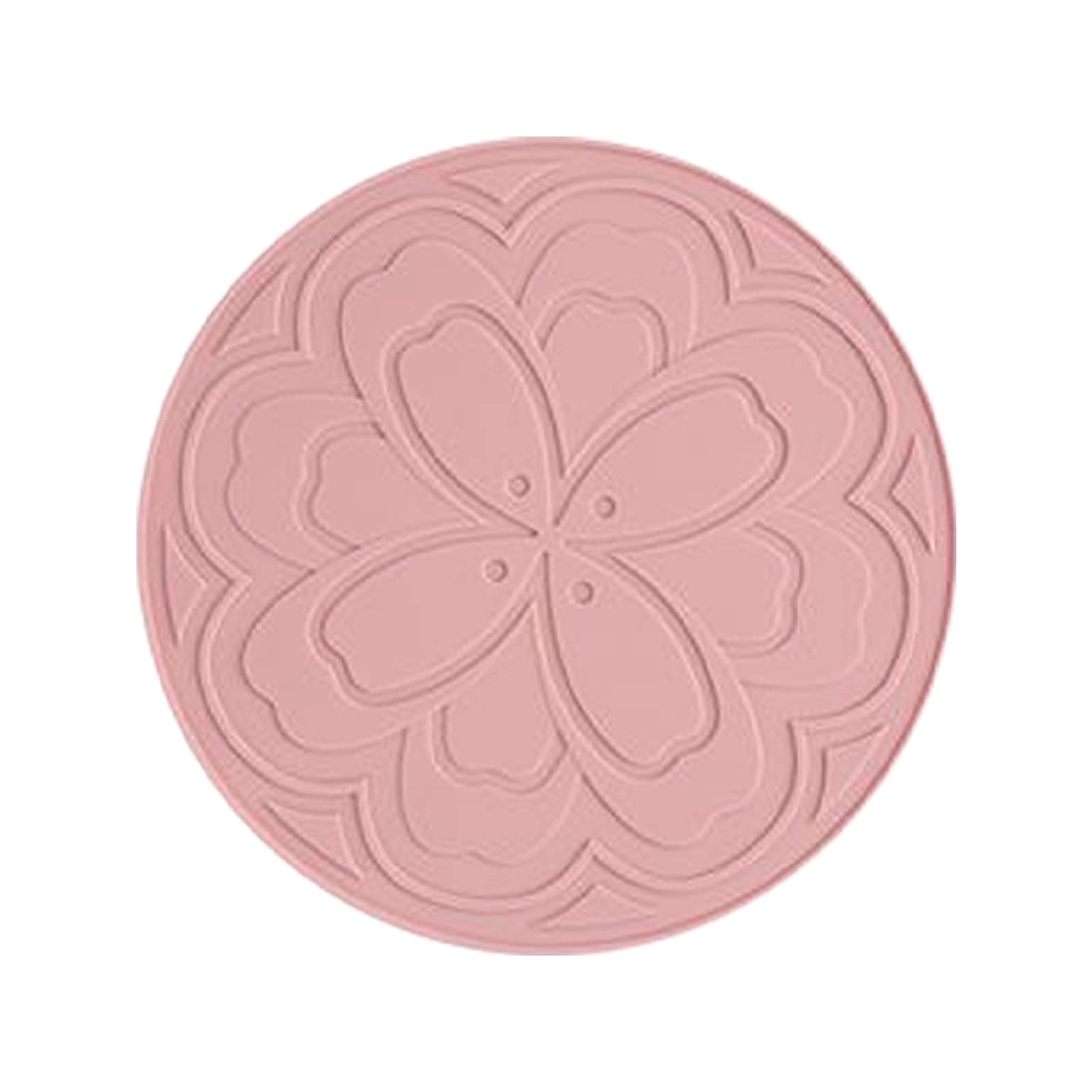 Heat-Resistant Non-Slip TPE Silicone Pot Mat - Insulated Cup Coaster for Kitchen Countertops & Dining Tables (Red) - Perfect for Hot Pans, Mugs & Drinkware Protection