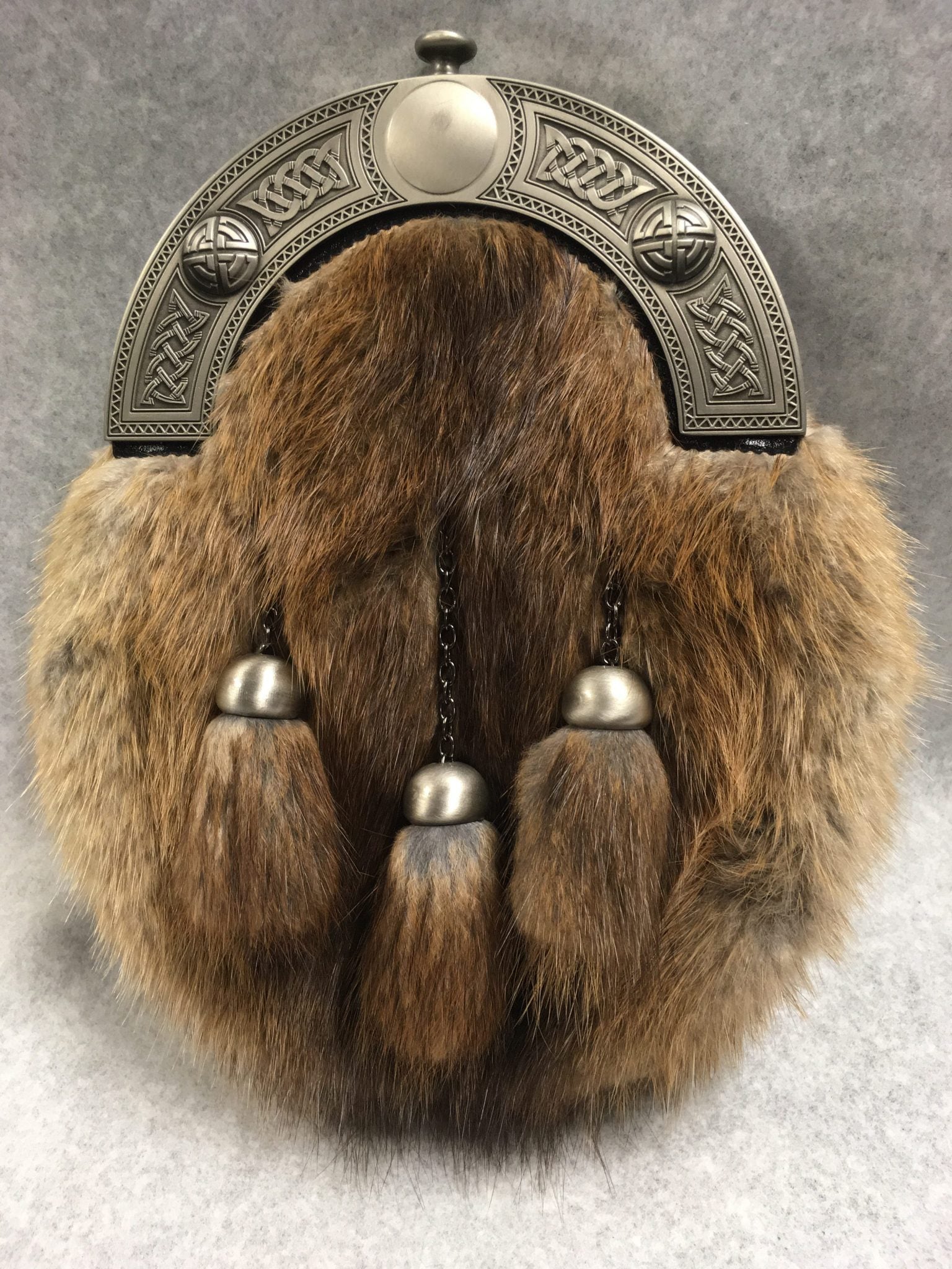 EW2 Musquash Dress Sporran - Premium Scottish Kilt Accessory for Men | Perfect for Weddings, Highland Games & Formal Events