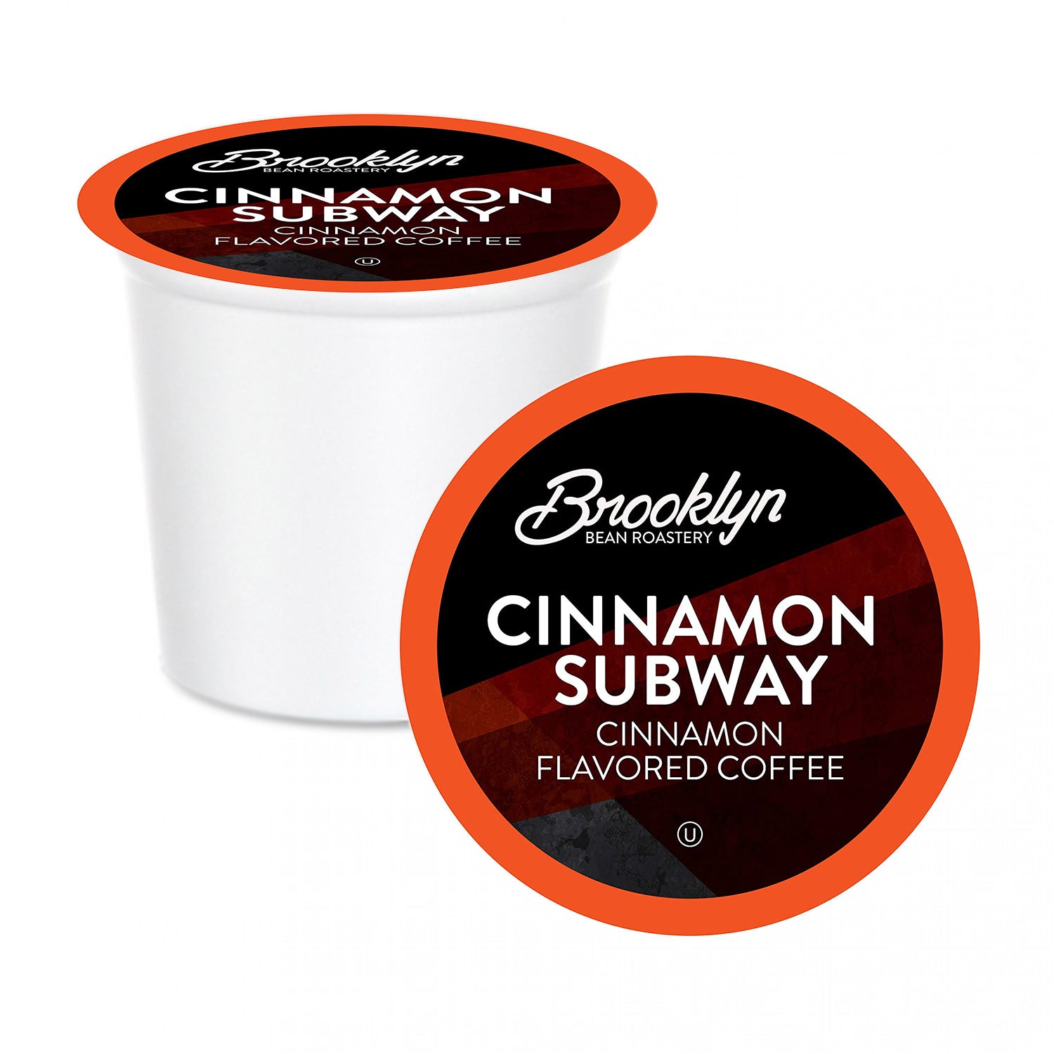 Brooklyn Beans Cinnamon Subway Single Serve Coffee Pods - 40 Count Pack for Keurig Brewers | Perfect for Home, Office & Morning Coffee Rituals