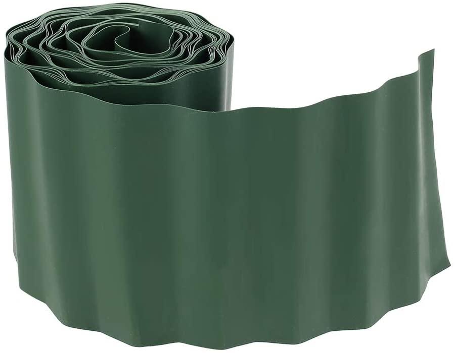 Durable Flexible Plastic Lawn Edging Roll - Heavy Duty Garden Border & Landscape Edging for Yard, Flower Beds & Driveways (Model GA1348) | Perfect for Creating Clean Lines, Preventing Grass Overgrowth & Enhancing Curb Appeal