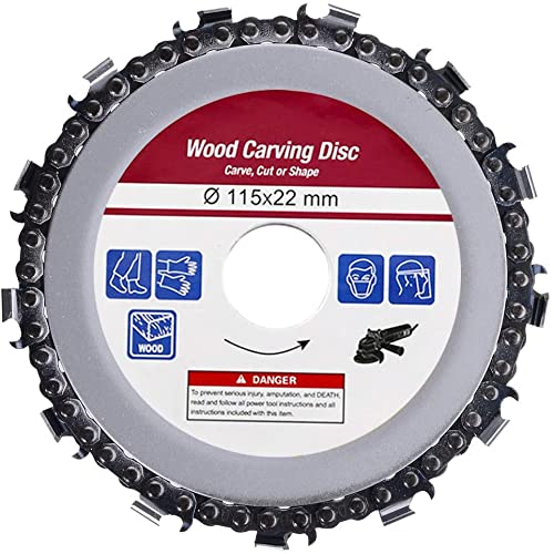 Yakamoz 4-1/2 Inch 13 Teeth Wood Carving Disc Chain Plate for 7/8
