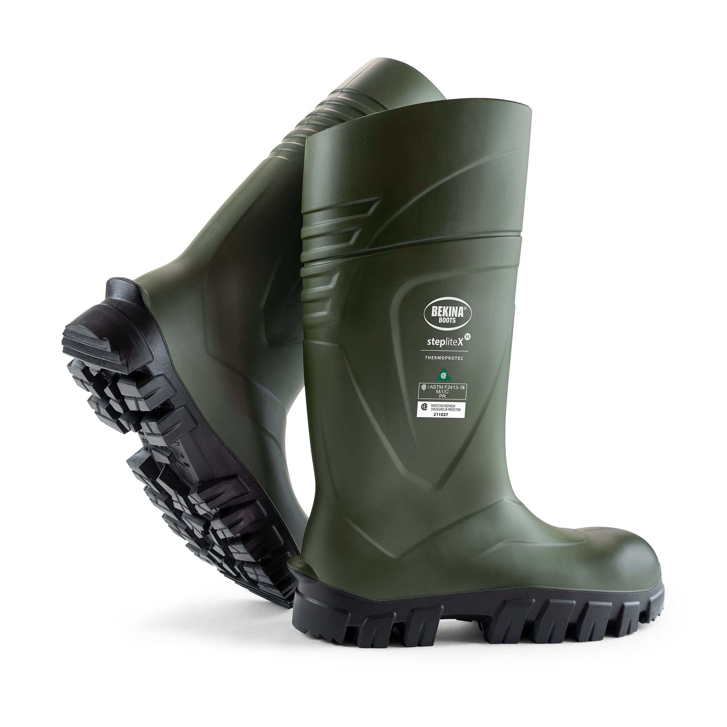Bekina StepliteX ThermoProtec S5 Insulated Waterproof Work Boots for Men & Women - Lightweight Non-Slip Composite Toe Safety Boots ASTM Rated | Perfect for Construction, Farming & Outdoor Winter Work