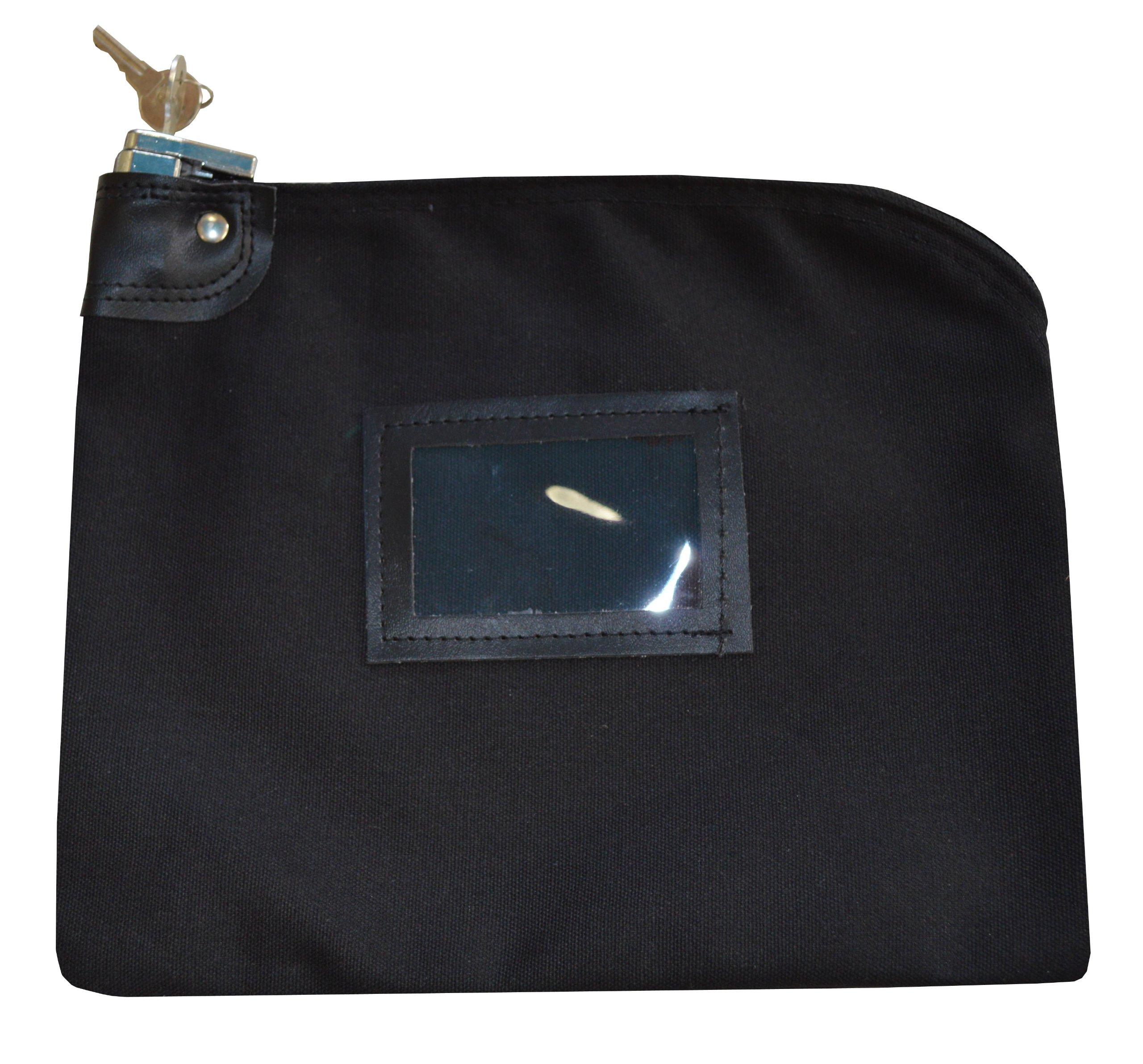 Heavy Duty Locking Bank Deposit Bags - 5 Pack Canvas Security Bags for Cash Transport (Black) | Ideal for Banks, Retail Stores & Small Business Money Storage