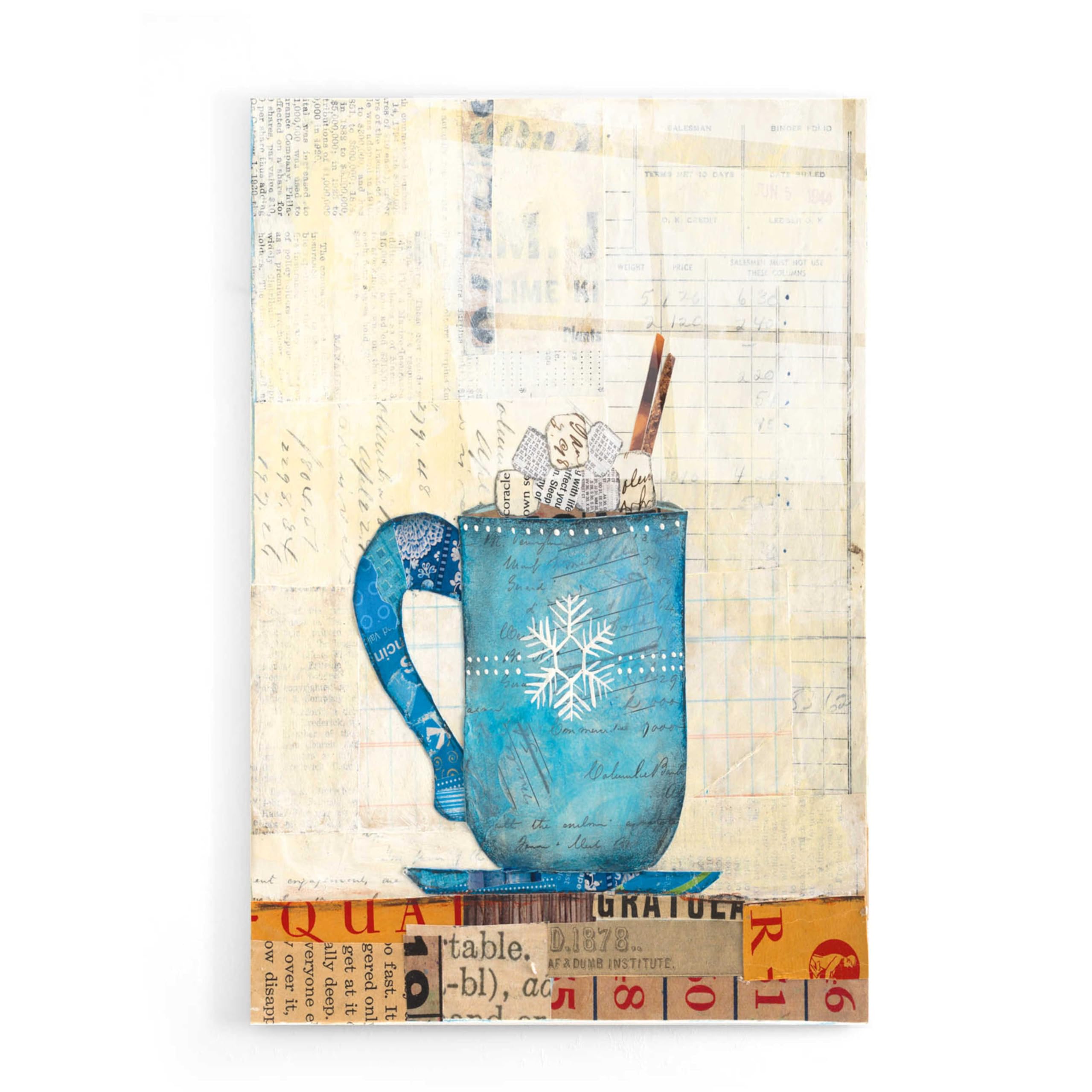 Epic Art 'Cozy Cups I' by Courtney Prahl - 16x24 Inch Acrylic Glass Wall Decor - Modern Kitchen & Dining Room Artwork - Perfect for Coffee Lovers & Home Decor