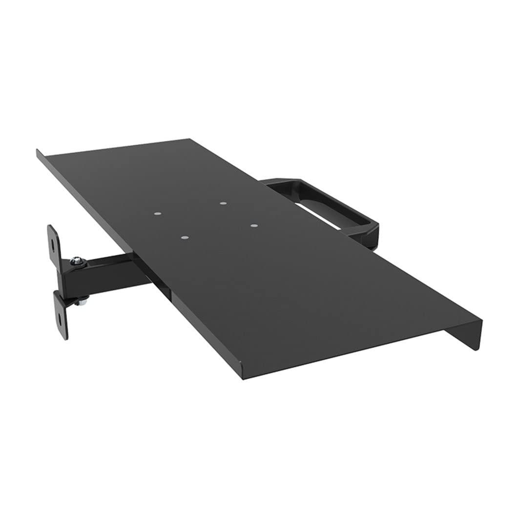 Feijia Foldable Under Desk Keyboard Tray with Adjustable Handle - Ergonomic Mouse & Keyboard Platform Extender for Office Work, Gaming & Home Computer Setup