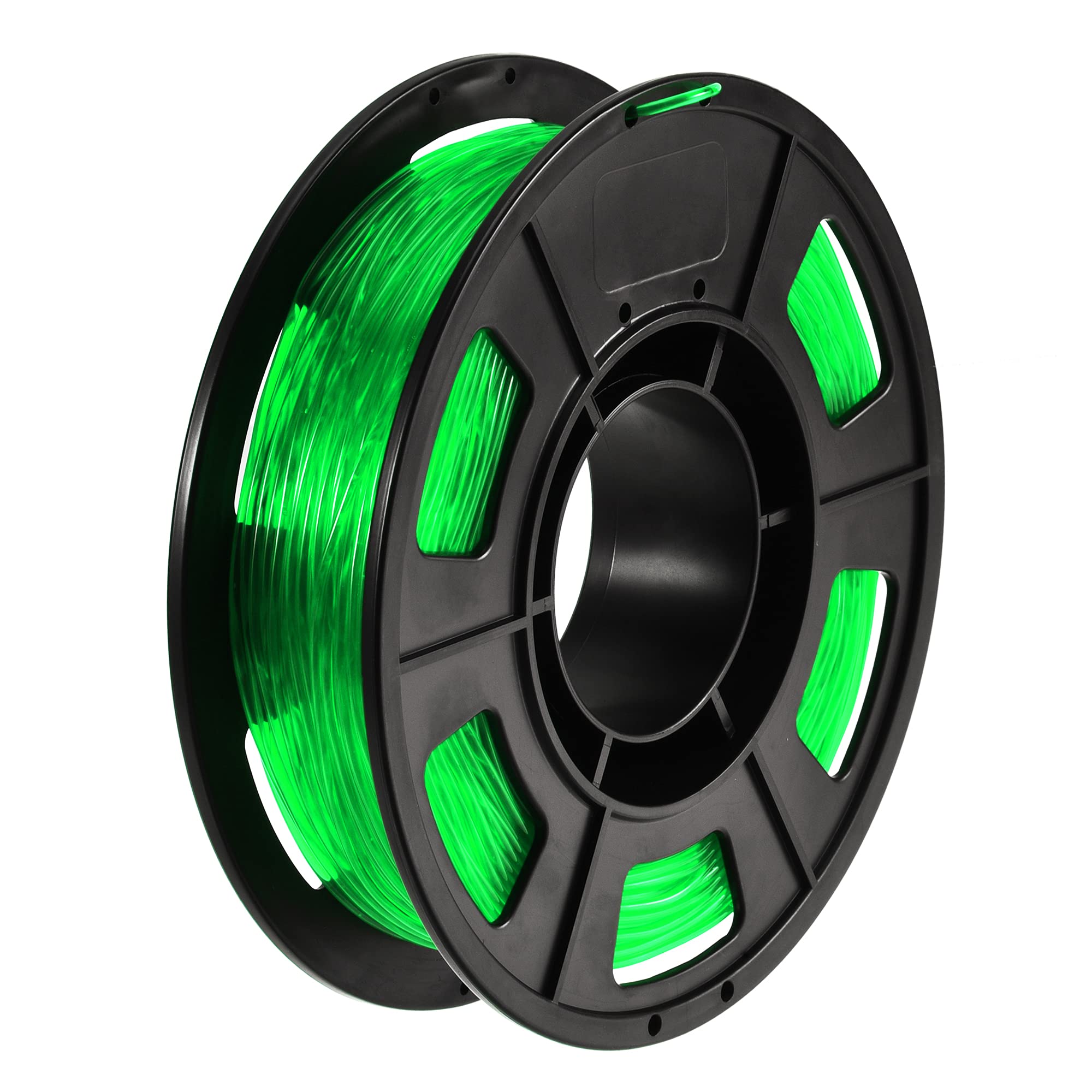 High-Quality 1.75mm TPU 3D Printer Filament - ±0.05mm Dimensional Accuracy - Vibrant Green Filament for Flexible Prints - Perfect for Cosplay, Phone Cases & Wearable Tech Projects