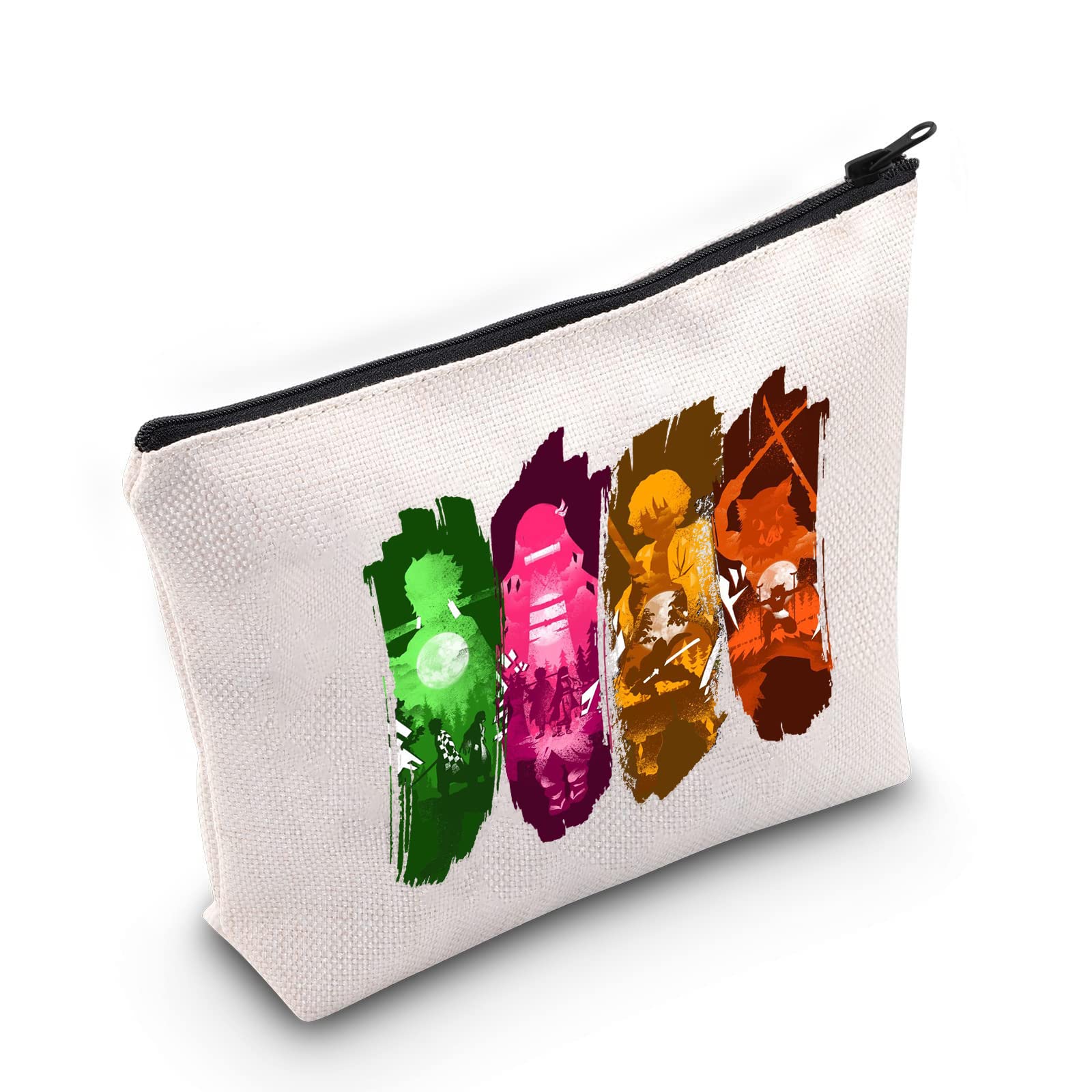 Anime Makeup Bag - Cute Cartoon Cosmetic Pouch for Travel & Storage | Portable Skincare & Toiletry Organizer | Perfect Gift for Anime Fans & Lovers | Great for Travel, Daily Use & Cosplay Accessories