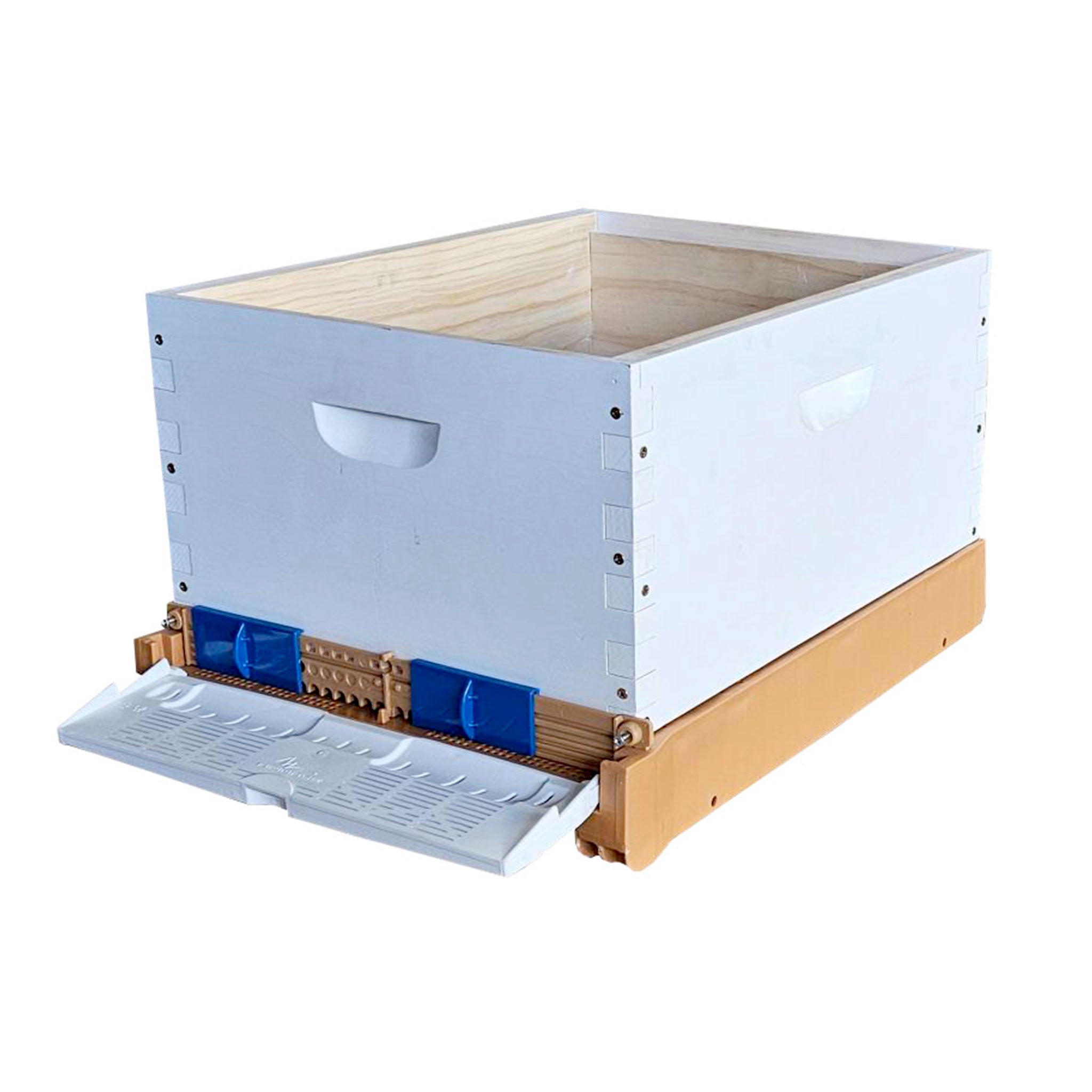 Varroa Mite Control & Pollen Trap Mesh Bottom Board for Standard 10 Frame Bee Hive Box - Improve Hive Ventilation & Pest Management for Beekeeping