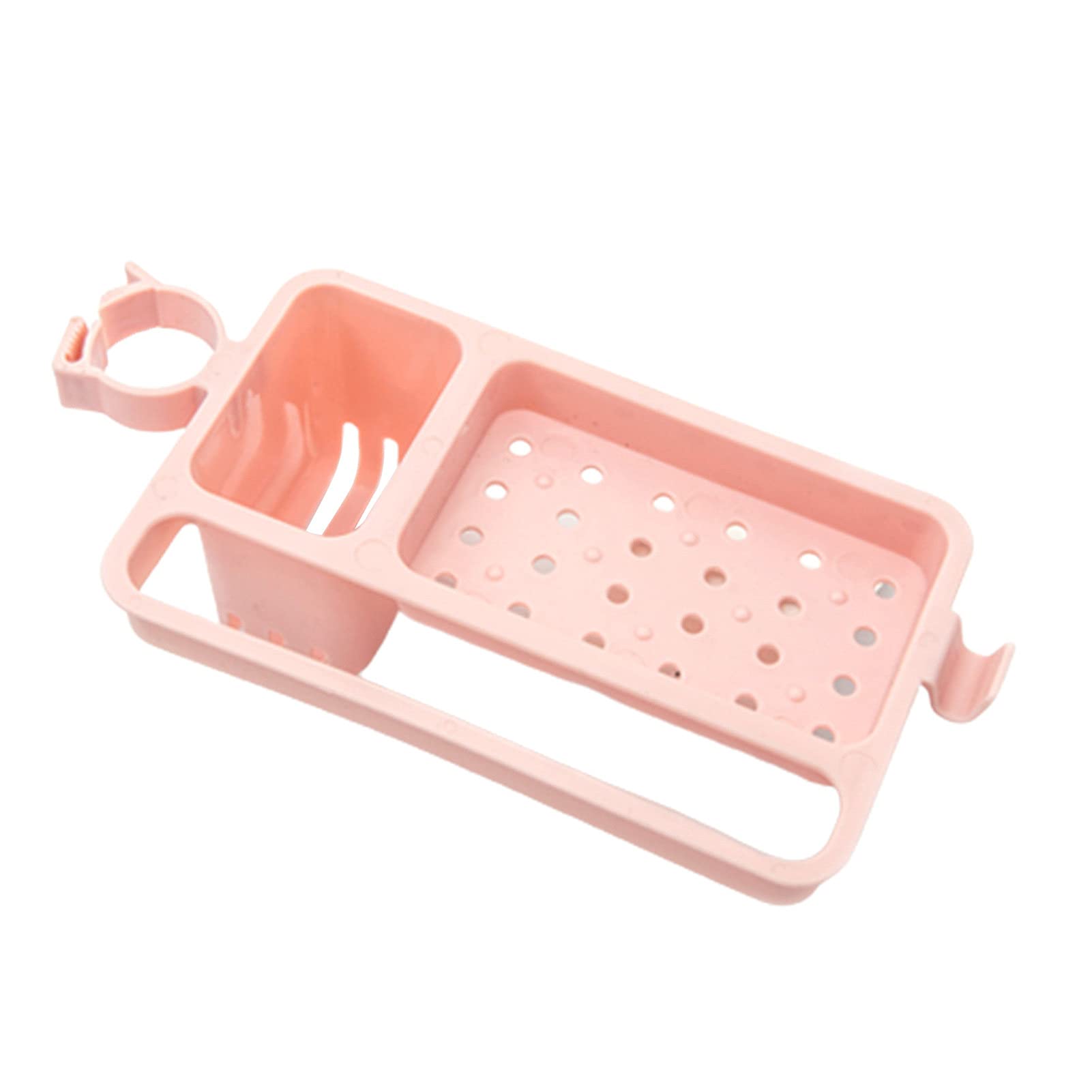 IKAXIYO Sink Shelf - Ventilated PP Sink Caddy & Sponge Holder | Easy Install & Clean Kitchen Sink Organizer | Perfect for Dish Soap, Sponges & Utensils Storage