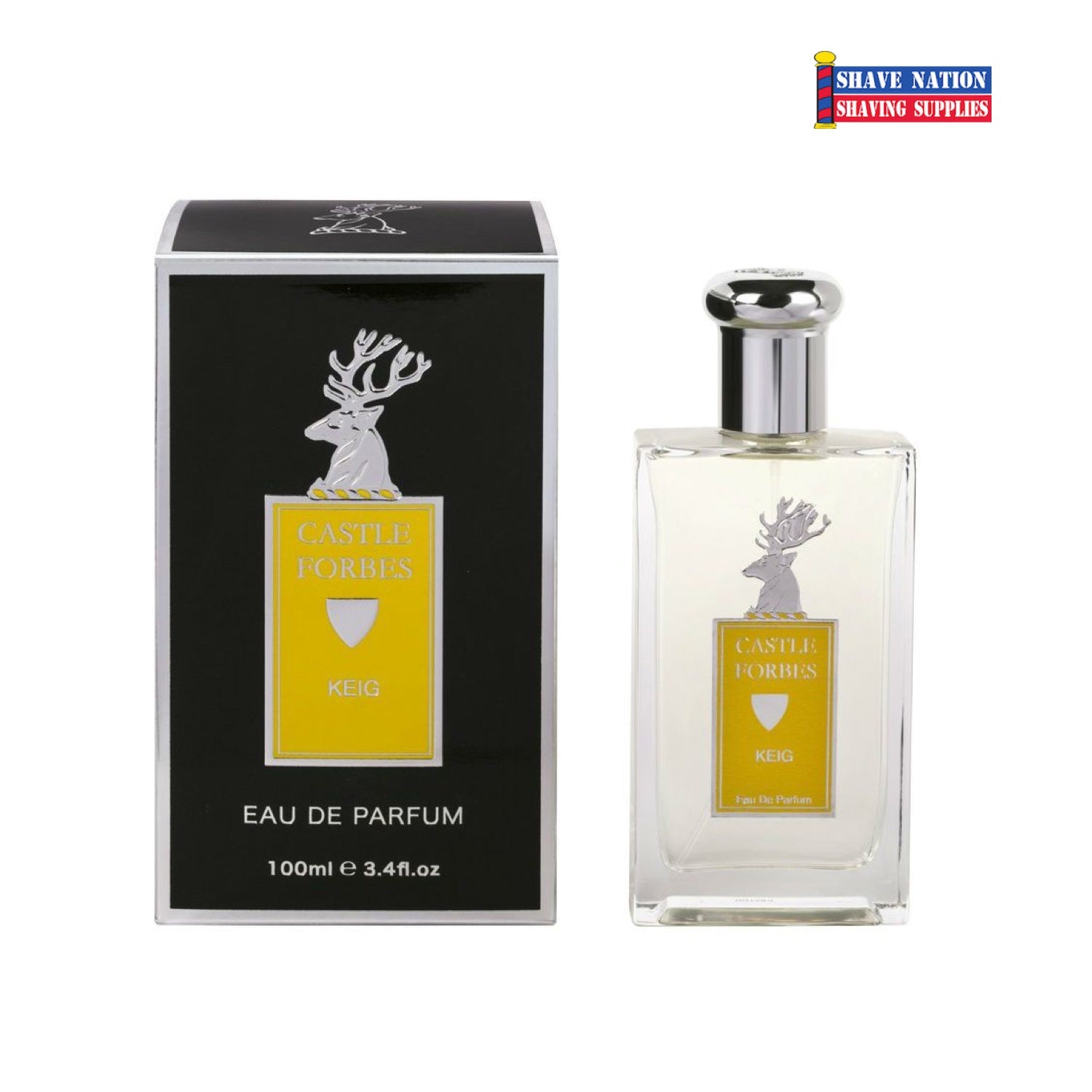Castle Forbes KEIG Eau De Parfum Aftershave for Men - Luxury Cologne & Post-Shave Scent - Perfect for Grooming, Date Nights & Special Occasions