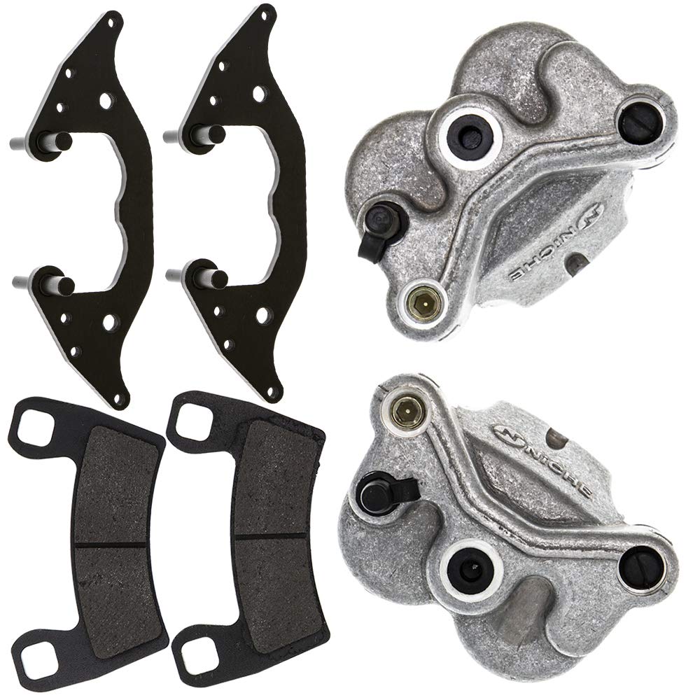 Premium Front & Rear Brake Caliper Pad Set for 2015-2019 Polaris RZR S 900 1000 - OEM 1912244 1912245 Replacement - Perfect for Off-Roading & Trail Riding Adventures