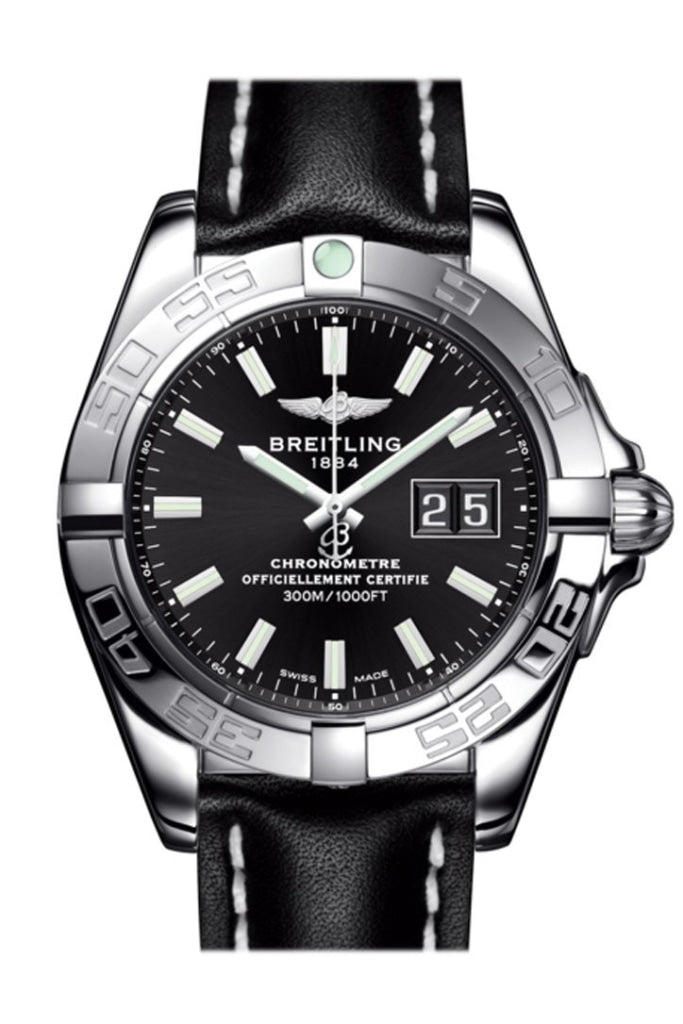 Breitling Galactic 41 Men's Automatic Watch A49350L2/BE58 428X - Luxury Stainless Steel Chronograph for Business & Formal Occasions