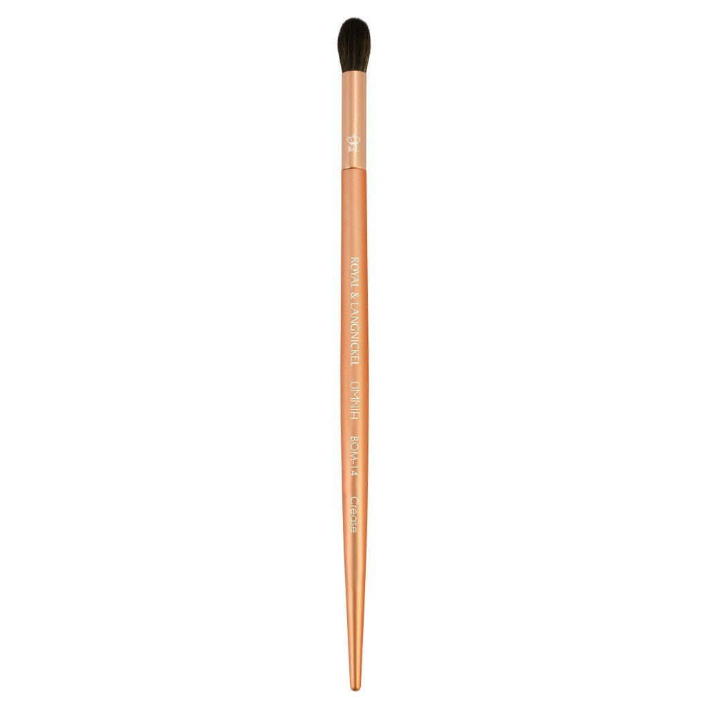 Omnia Brush BOM 14 Crease Makeup Brush - Professional Eye Shadow Blending Brush for Smokey Eyes & Precise Crease Application - Perfect for Makeup Artists & Beauty Enthusiasts