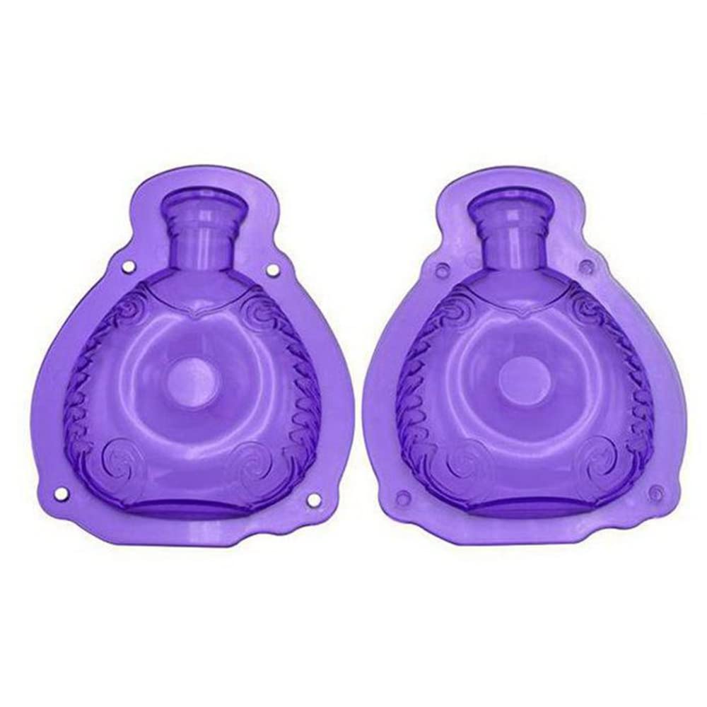 3D Chocolate Molds for High Heel Shoes - Large Thick-Soled Stiletto Perfume Bottle Candy Molds with Clips | Perfect for Wedding Cake Decorations, Birthday Party Desserts & Baking Pastry Tools (DIY Candy Making, Cupcake Toppers, Edible Shoe Decor)