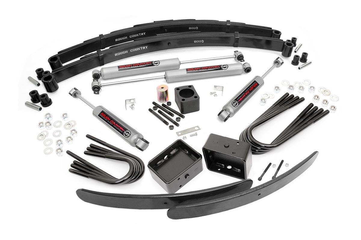 6 Inch Lift Kit for Chevy C30/K30 4WD Trucks (1977-1987) - Heavy Duty Rear Blocks - Off-Road Suspension Upgrade for Enhanced Ground Clearance & Towing Capacity - Perfect for Trail Riding & Work Site Use