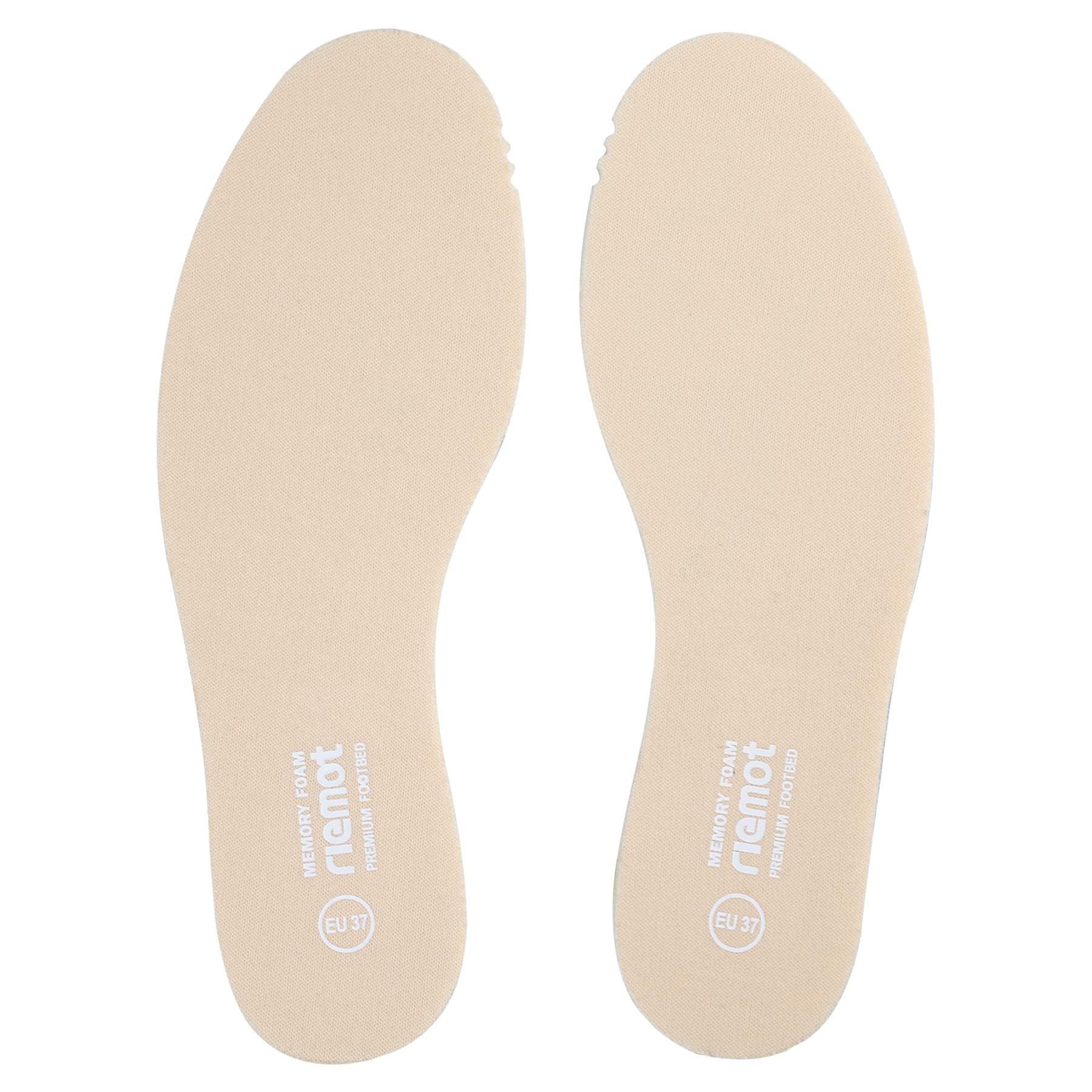Memory Foam Insoles for Women & Men - Super Soft Shoe Inserts for Sneakers, Running Shoes, Boots & Slippers - Comfort Cushioning Replacement Innersoles (Beige, EU 38) - Perfect for All-Day Comfort at Work, Gym & Outdoor Activities