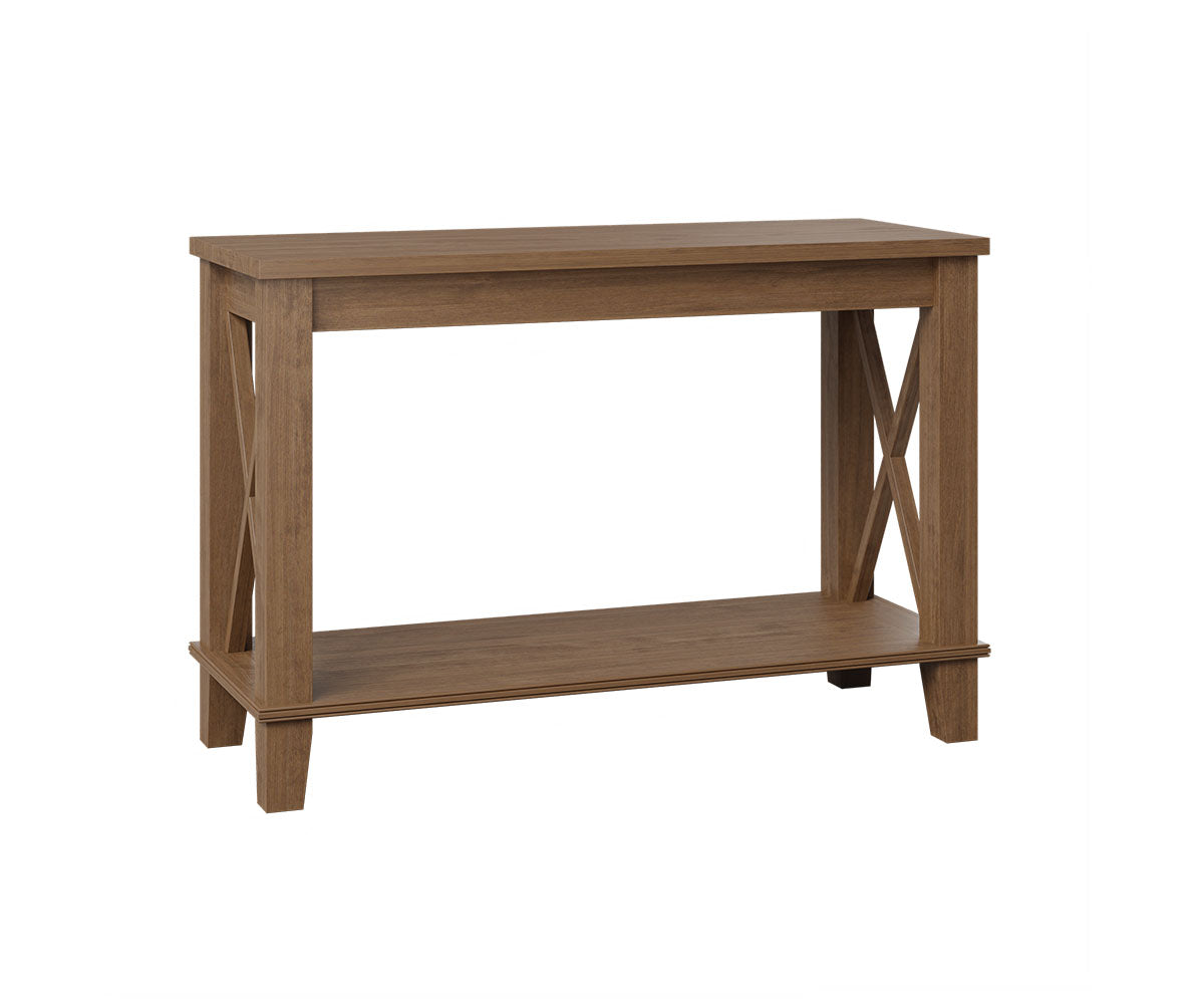Modern Sofa Table for Living Room - Sturdy Console Table with Storage Shelf - Perfect for Small Spaces, Entryway & Behind Couch Decor