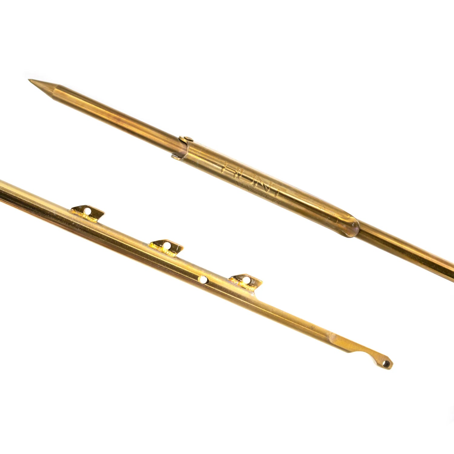 Hunt Master Speargun Shaft Generation 2 - Bronze 7.5mm Pencil Cut Single Flopper Spear for Underwater Hunting | Perfect for Spearfishing and Ocean Adventures