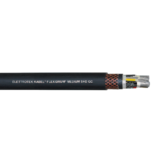 1 AWG 3C Tinned Copper Shielded EPR CPE/CR 25KV CSA C22.2 Flexible Mining Medium Type SHD GC Cable - Heavy Duty Power Supply for Underground Mining Equipment and Industrial Applications