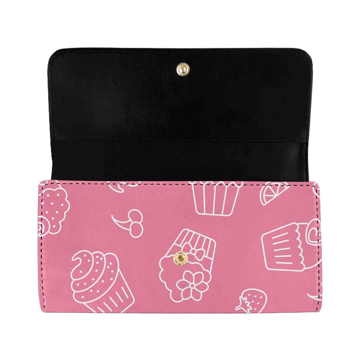 Women's Skull Trifold Clutch Purse - Stylish Card Holder for Parties & Travel