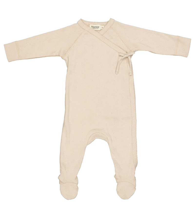 MarMar Copenhagen Women's Doe Rubetta Modal Pointelle Romper - Soft & Breathable Jumpsuit for Casual Wear, Summer Outfits, and Beach Vacations