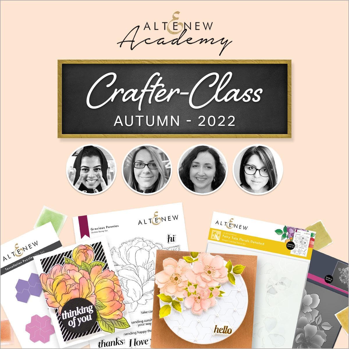 Crafter Class Autumn 2022 - Creative DIY Workshop Pass | Perfect for Holiday Crafting & Seasonal Home Decor Projects