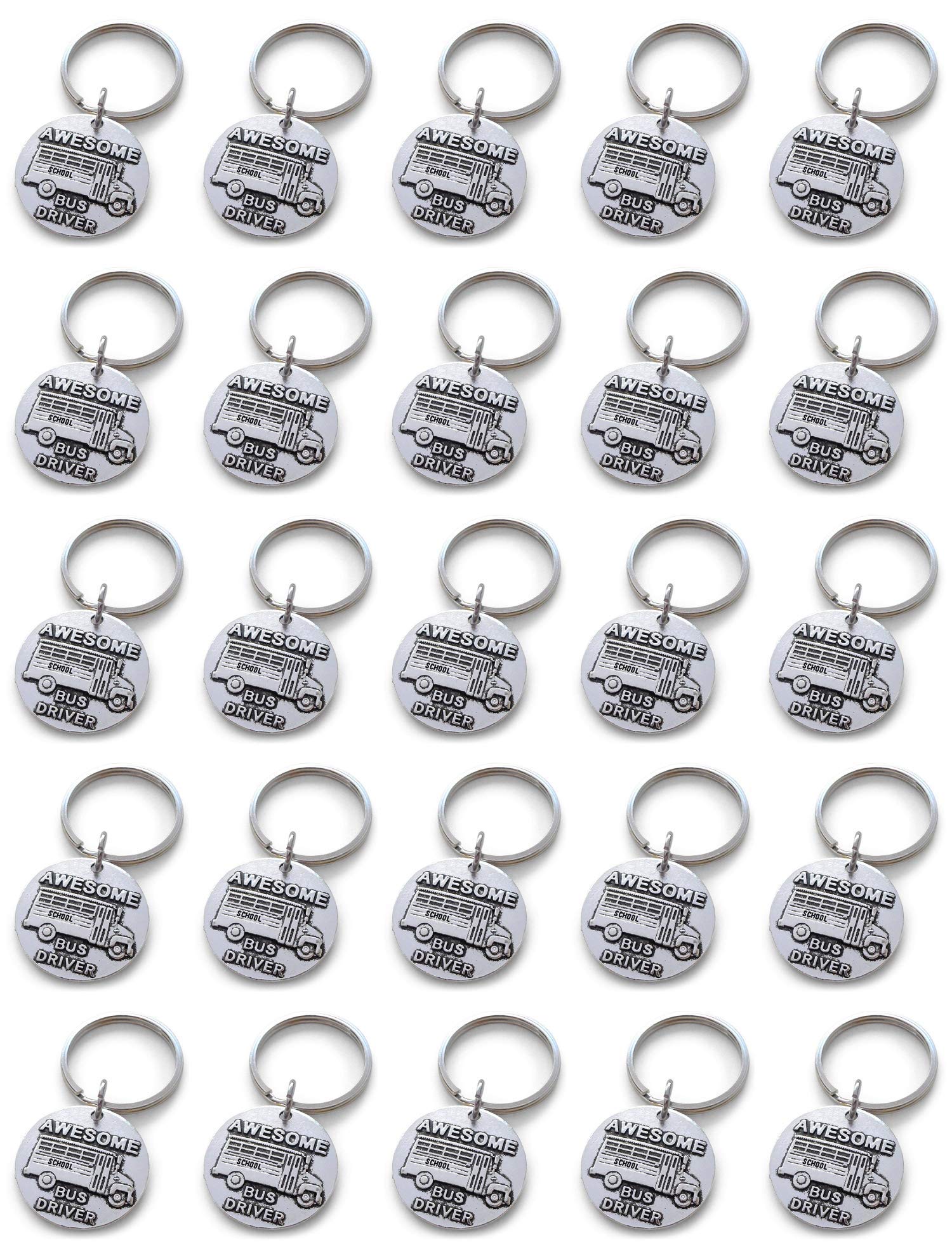Personalized Bus Driver Appreciation Gift Keychain - Thoughtful School Bus Driver Thank You Present for Holidays, Retirement & Special Occasions | Perfect for Teacher Appreciation Week, Christmas & End of Year Gifts