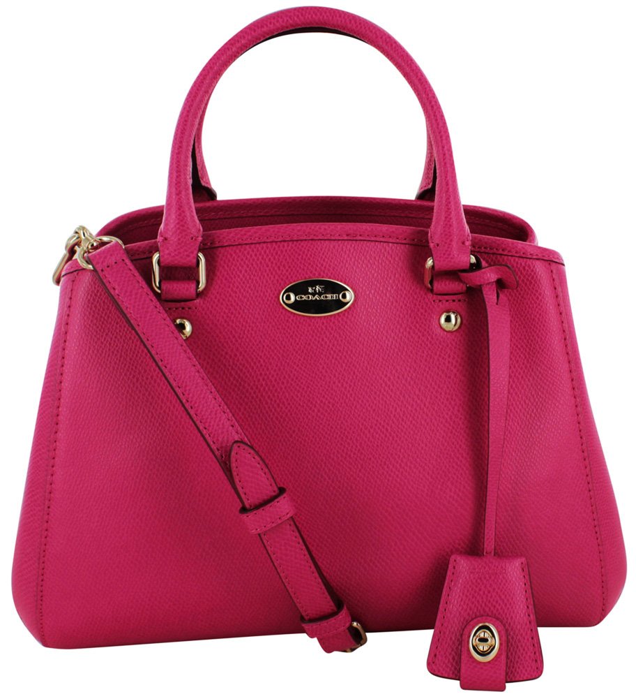 Coach Crossgrain Mini Margot Carryall Satchel Crossbody Bag 34835 - Stylish Leather Shoulder Bag for Women, Perfect for Work, Travel & Everyday Use