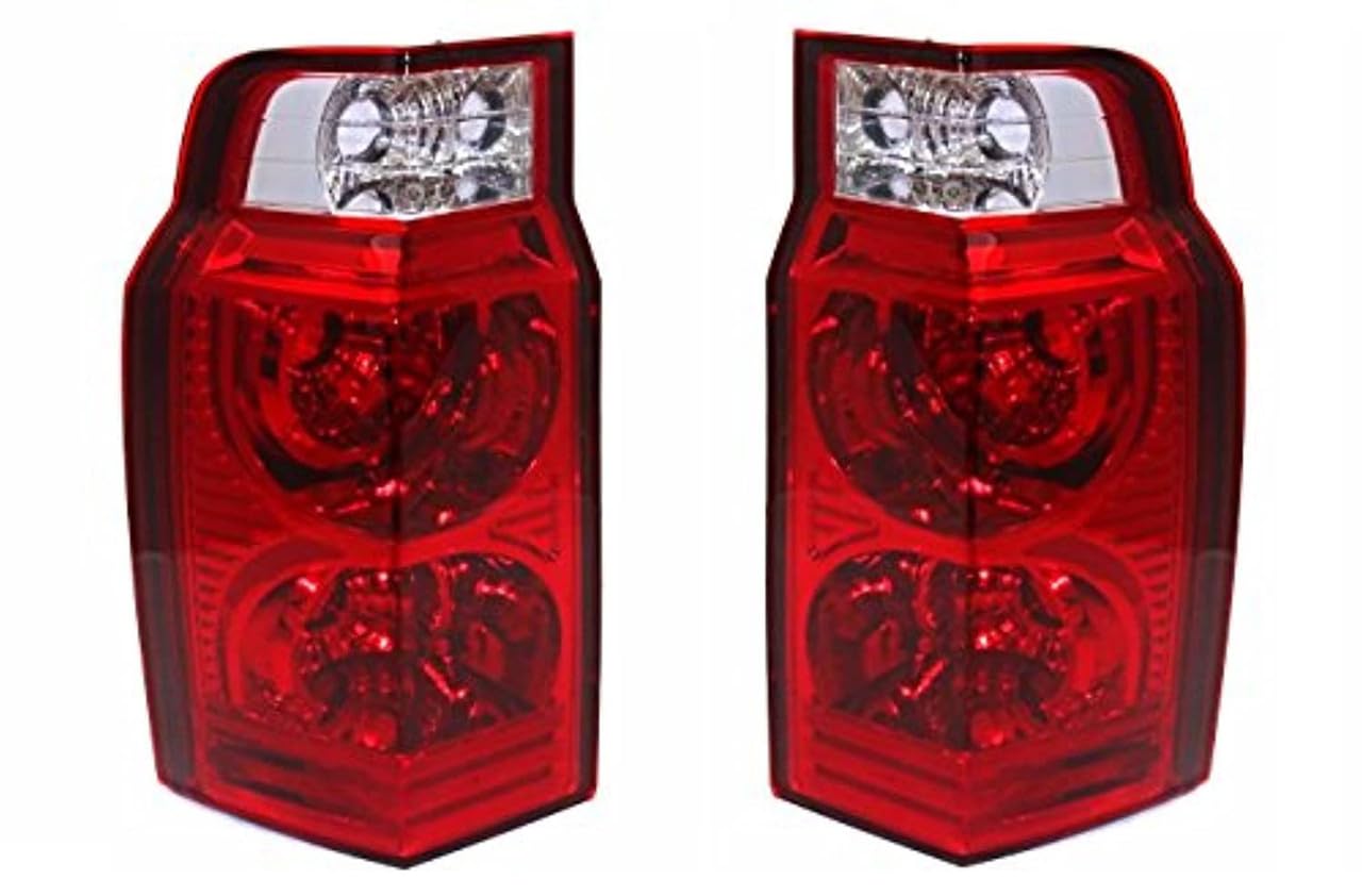 2006-2010 Jeep Commander Left & Right Tail Light Assembly Set - Replacement LED Tail Lamps for Jeep Commander SUV - Perfect for Night Driving & Off-Road Adventures