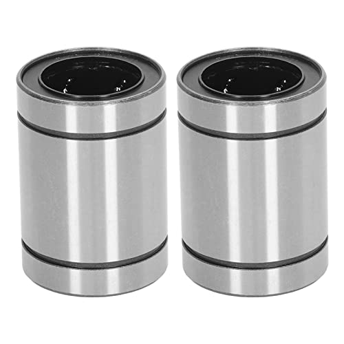 LM30UU Linear Motion Bearing - 2 Pack High Precision Cylindrical Ball Bearings for 3D Printers & CNC Machines - Wear Resistant, Standard Size - Perfect for DIY Projects & Industrial Automation