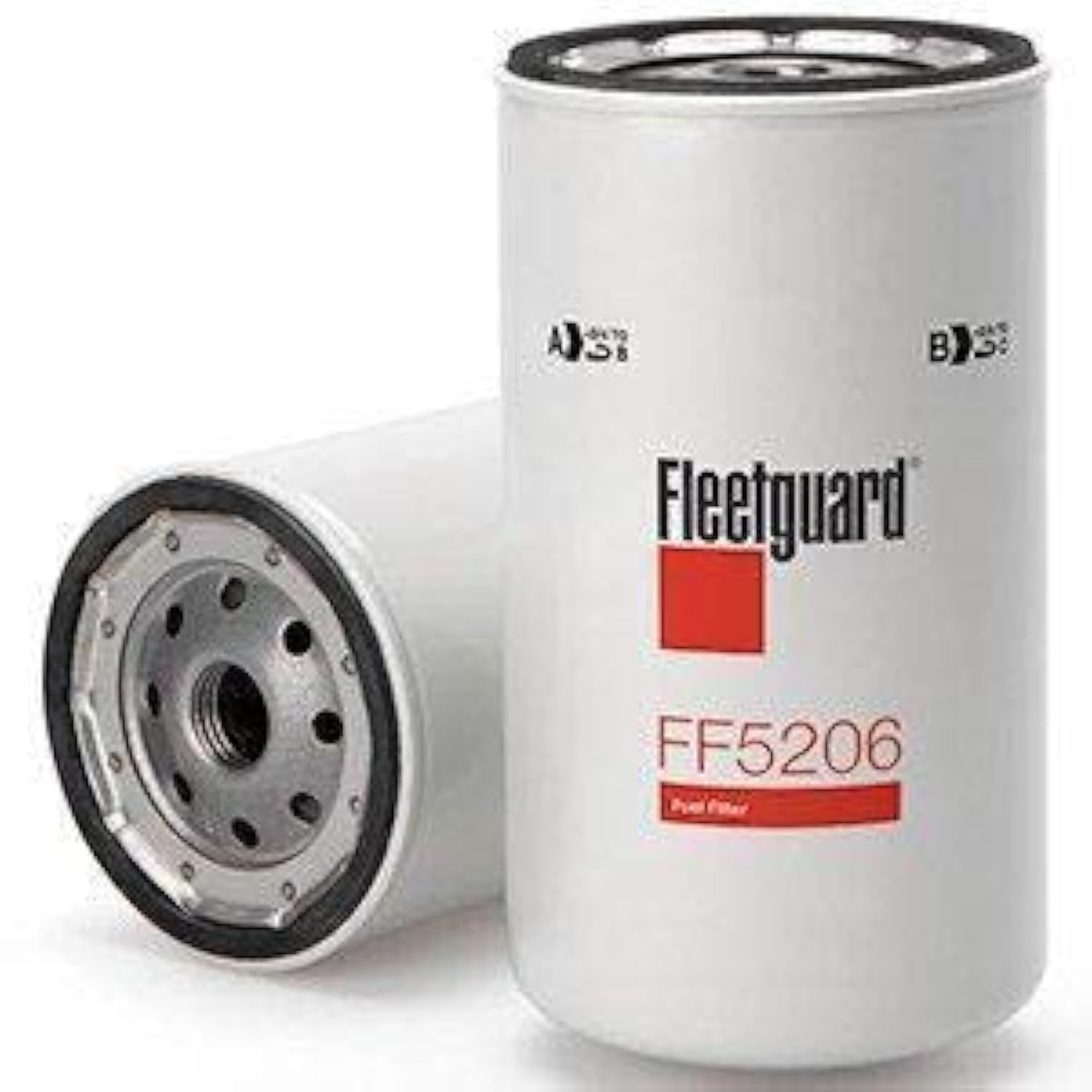 FF5206 Fleetguard Fuel Filter (Pack of 6) - Heavy Duty Diesel Engine Replacement Part for Trucks & Equipment - Perfect for Semi Trucks, Construction Machinery & Agricultural Vehicles