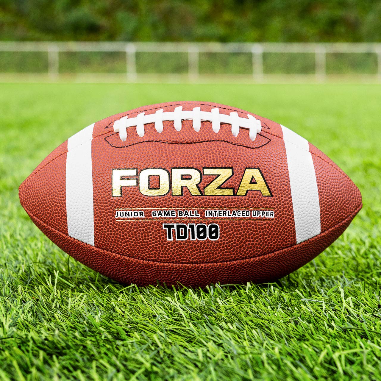 Forza TD100 Football Game Ball | F-Grip™ Enhanced Grip Design | Multiple Sizes for Training, Matches & Outdoor Play